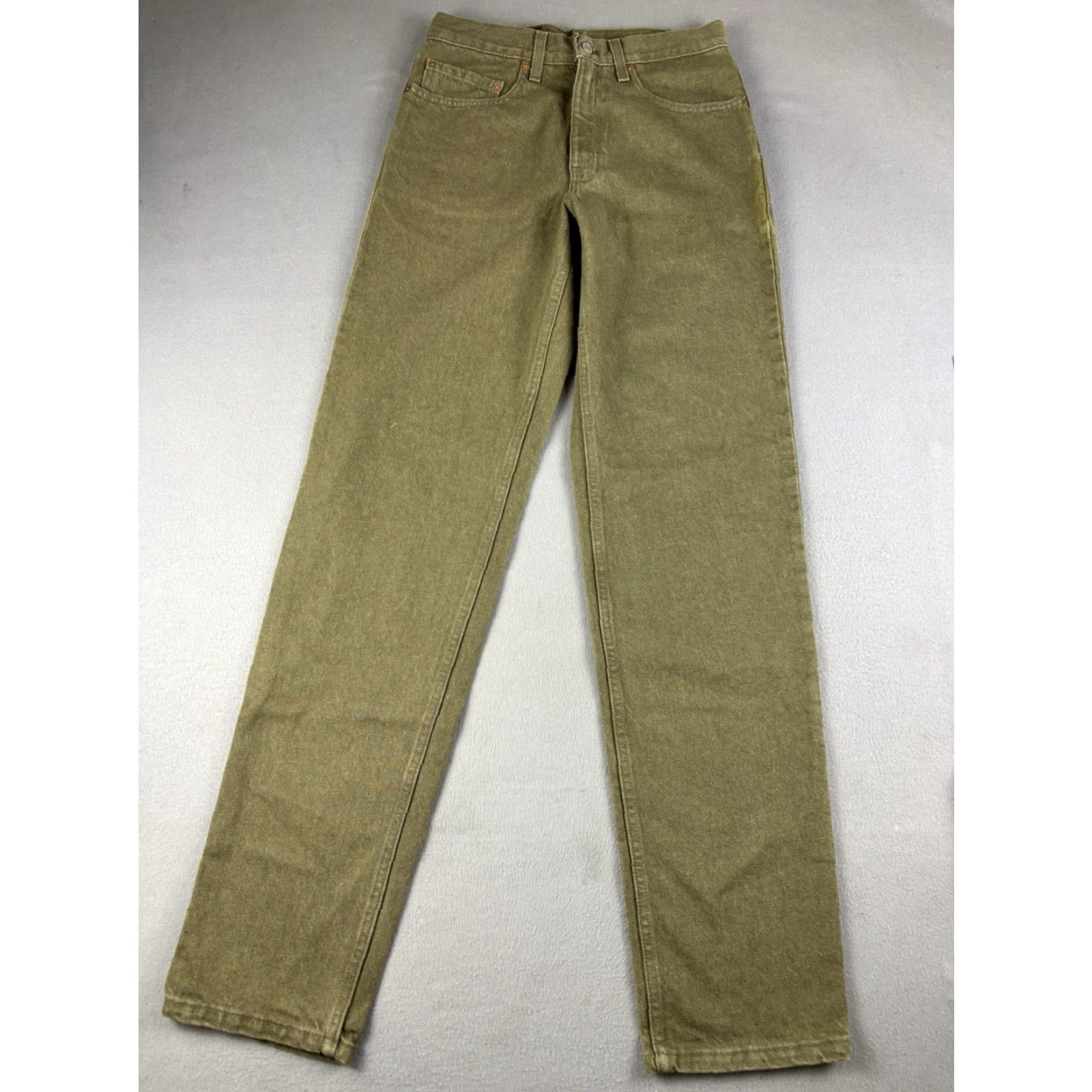 Levi's VINTAGE Levi’s 550 Jeans Men 31x36 Green Relaxed Fit 90s Size US 31 - 3 Thumbnail