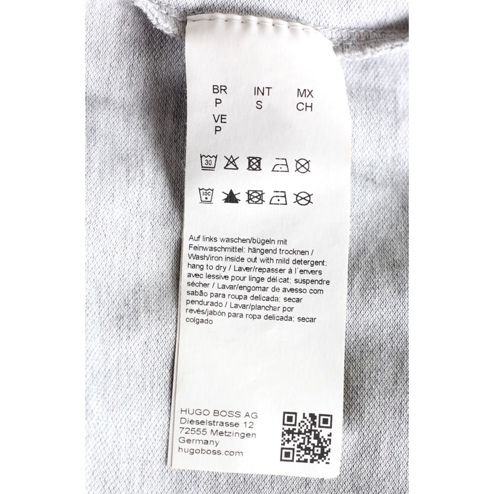 Hugo Boss HUGO BOSS Polo Shirt Mens Slim Fit Short Sleeve Size S Grey moisture manager Paule Size US S / EU 44-46 / 1 - 6 Thumbnail