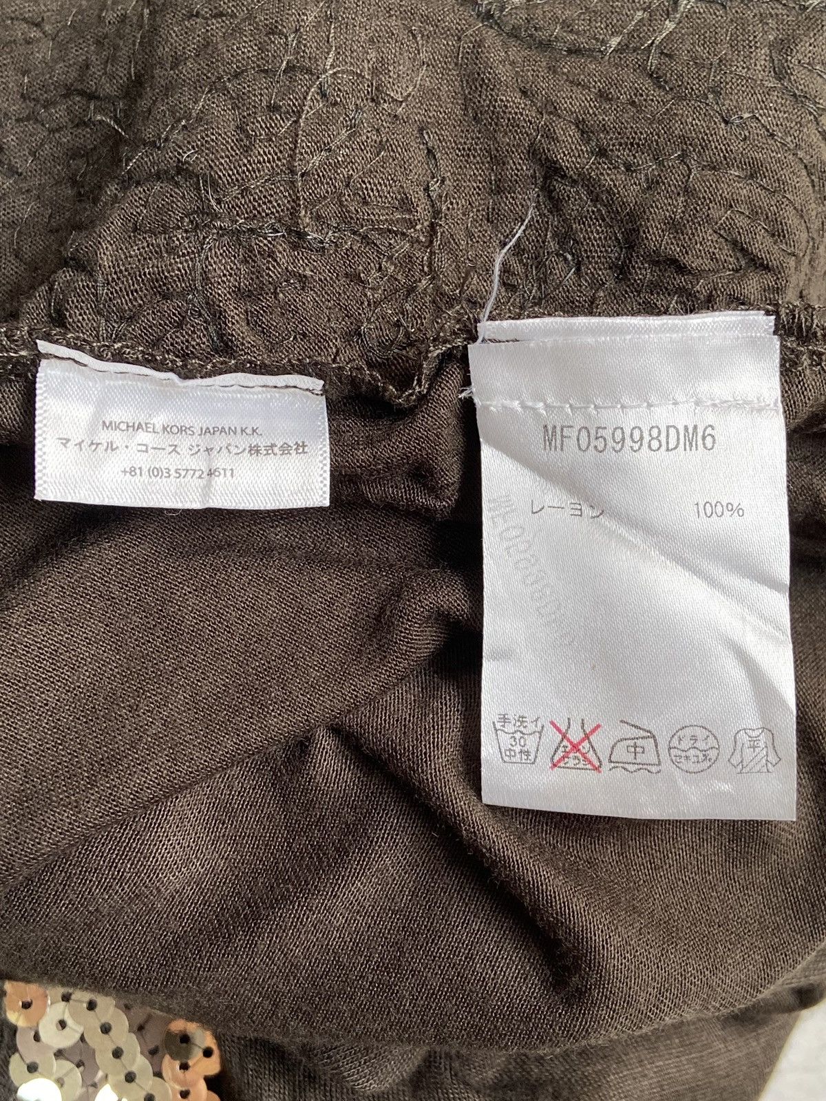 Michael Kors MICHAEL KORS Brown Sleeveless Size US XXS / EU 40 - 11 Thumbnail