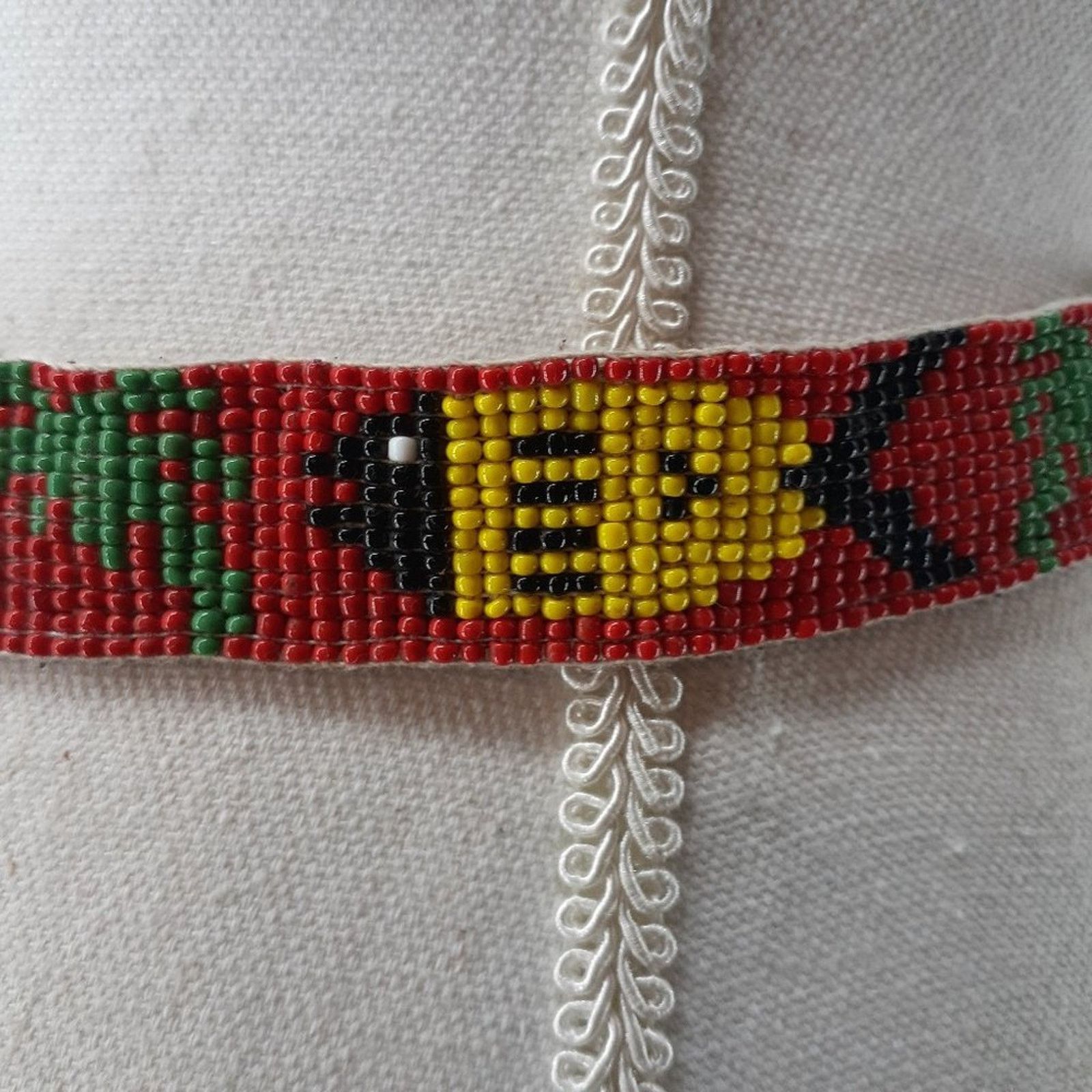 Other CDE Women's Beaded Fish Multicolored Belt Leather Boho 28 Size ONE SIZE - 10 Thumbnail