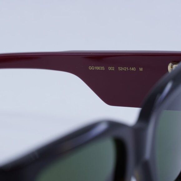 Gucci 🕶️ New Gucci GG1663S 002 Sunglasses - Havana/Red Frame Size ONE SIZE - 7 Thumbnail