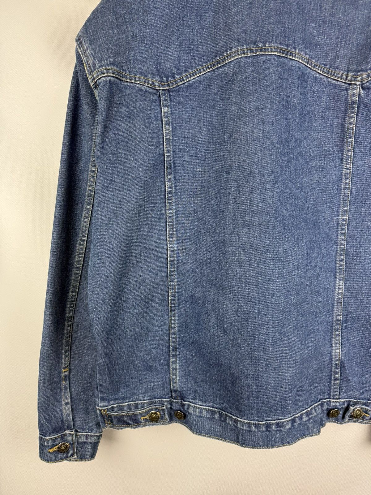 Other Schaefer Outfitter Denim Leather Collar Trucker Jacket Size US XL / EU 56 / 4 - 18 Thumbnail