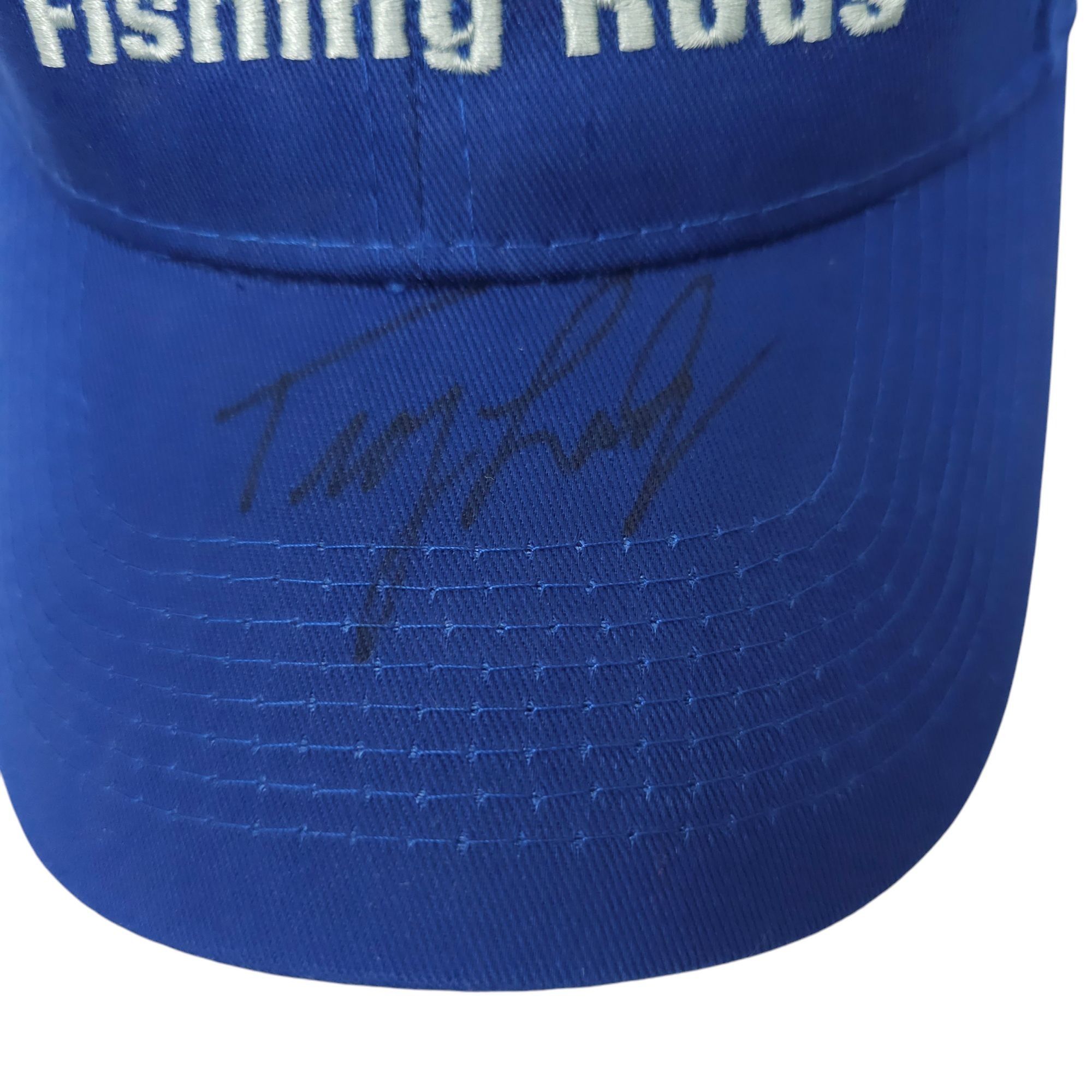 Other Hammer Fishing Rods Troy Landry Signed? Strapback Cap Swamp Size ONE SIZE - 2 Thumbnail