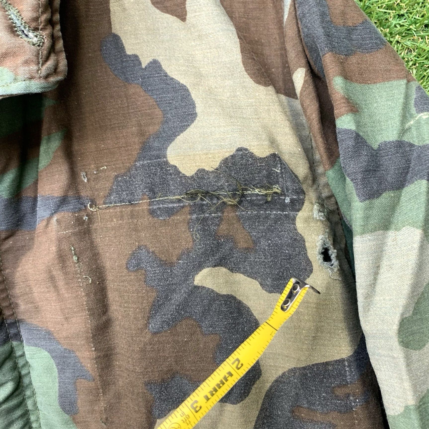 AMO VINTAGE US Army Jacket Mens M65 Woodland Camo Field Coat Cold Weather With Liner Size US M / EU 48-50 / 2 - 4 Thumbnail