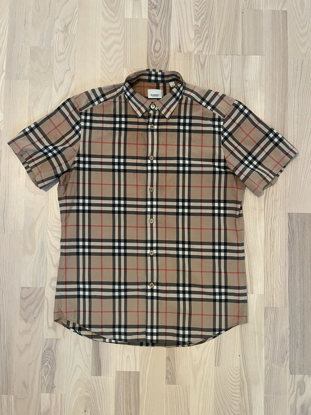 Burberry 2021 Burberry slim fit short sleeved shirt Size US M / EU 48-50 / 2 - 1 Thumbnail