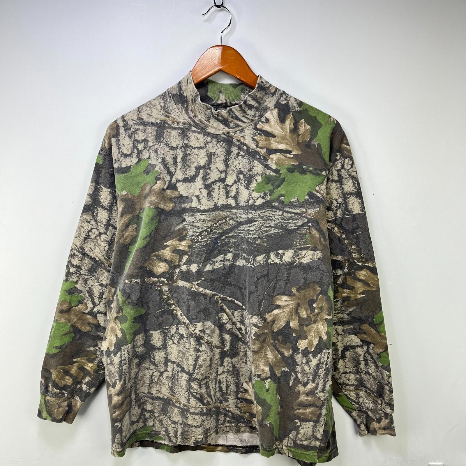 Jerzees Vintage Real tree Camo Jerzees Long Sleeve Shirt Large Size US L / EU 52-54 / 3 - 1 Thumbnail