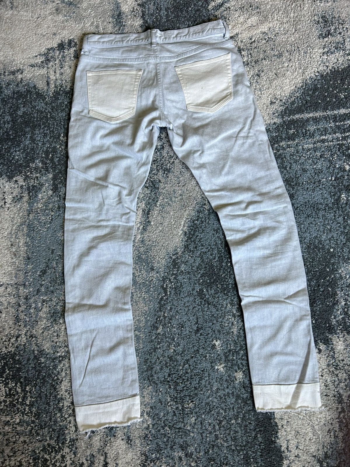 John Elliott SPRiNG SUMMER 2017 SEASON NiNE iCE BLUE GLACiER CAST 2 DENiM Size US 31 - 1 Thumbnail