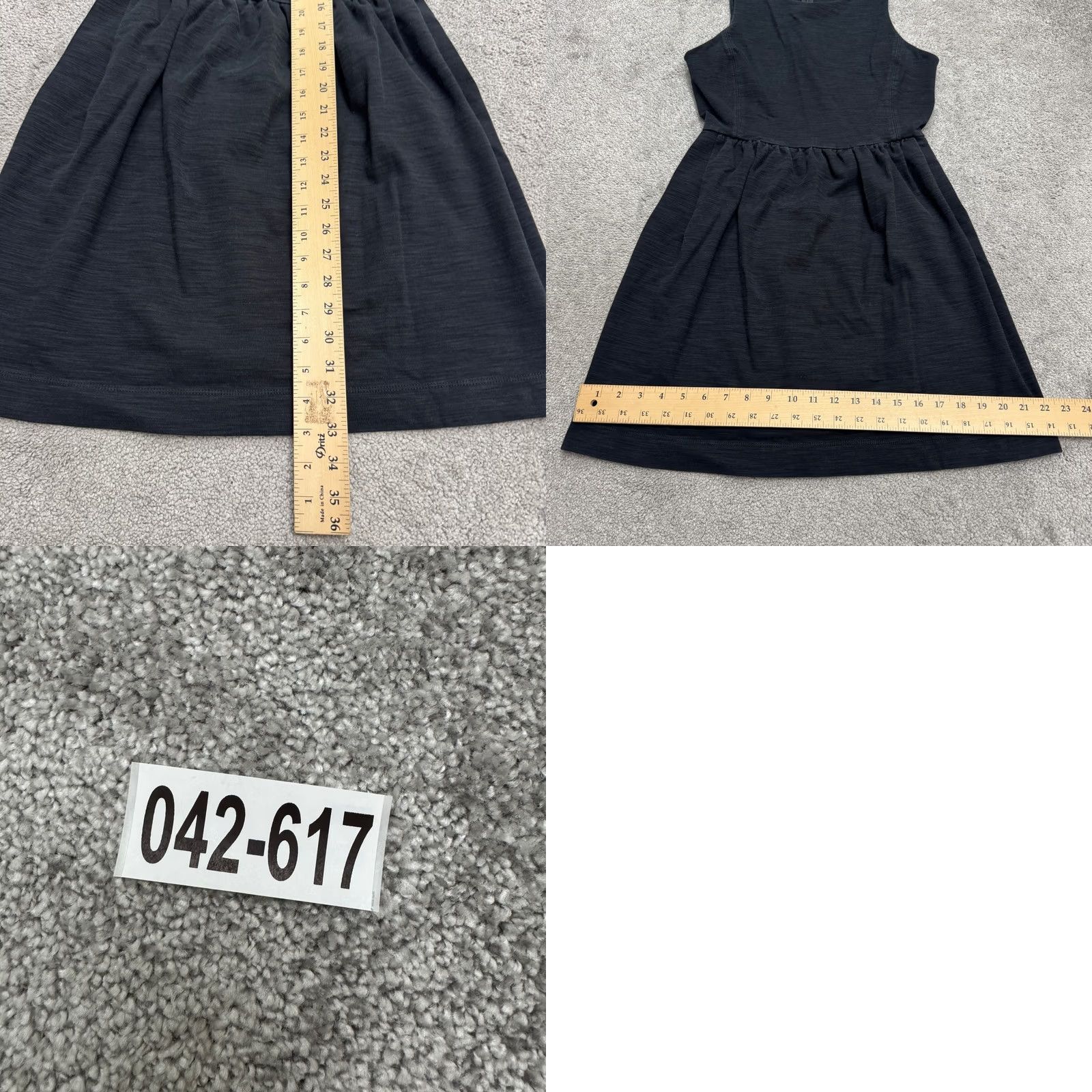 Madewell Madewell Dress Womens S Black Cotton Mini Tank Sleeveless Stretch Size S / US 4 / IT 40 - 9 Thumbnail