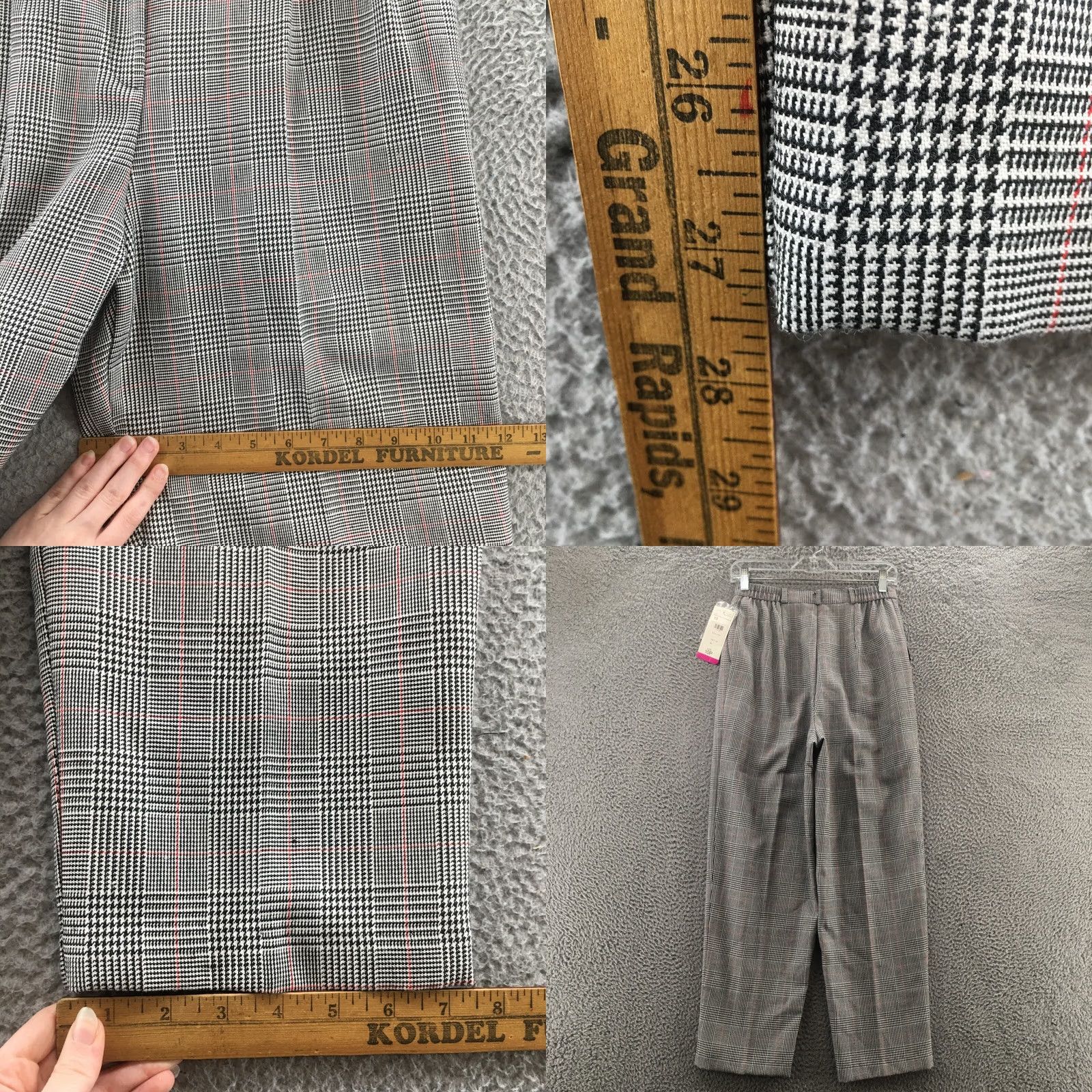 Worthington Worthington Ankle Trouser Dress Pants Womens 10P Multicolor NEW Size 32" / US 10 / IT 46 - 8 Thumbnail