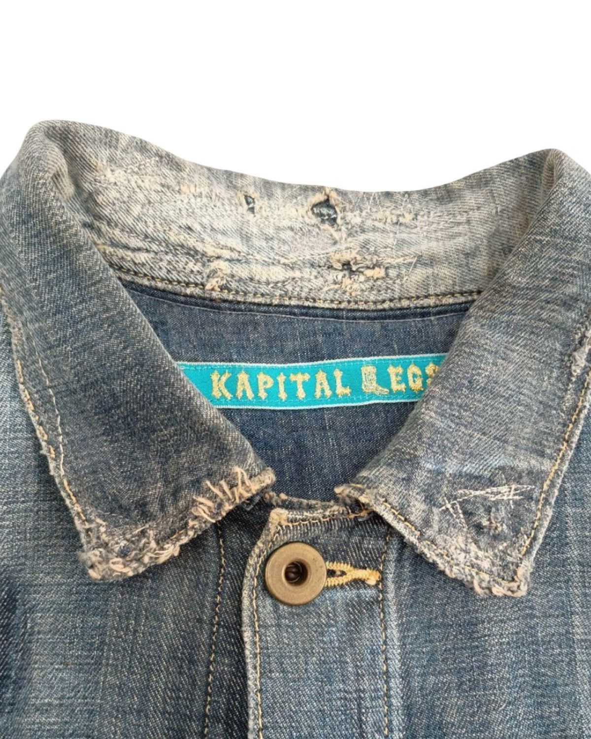Kapital 🔥1-of-1🔥 Kapital “MACU” denim jacket Size US S / EU 44-46 / 1 - 4 Thumbnail