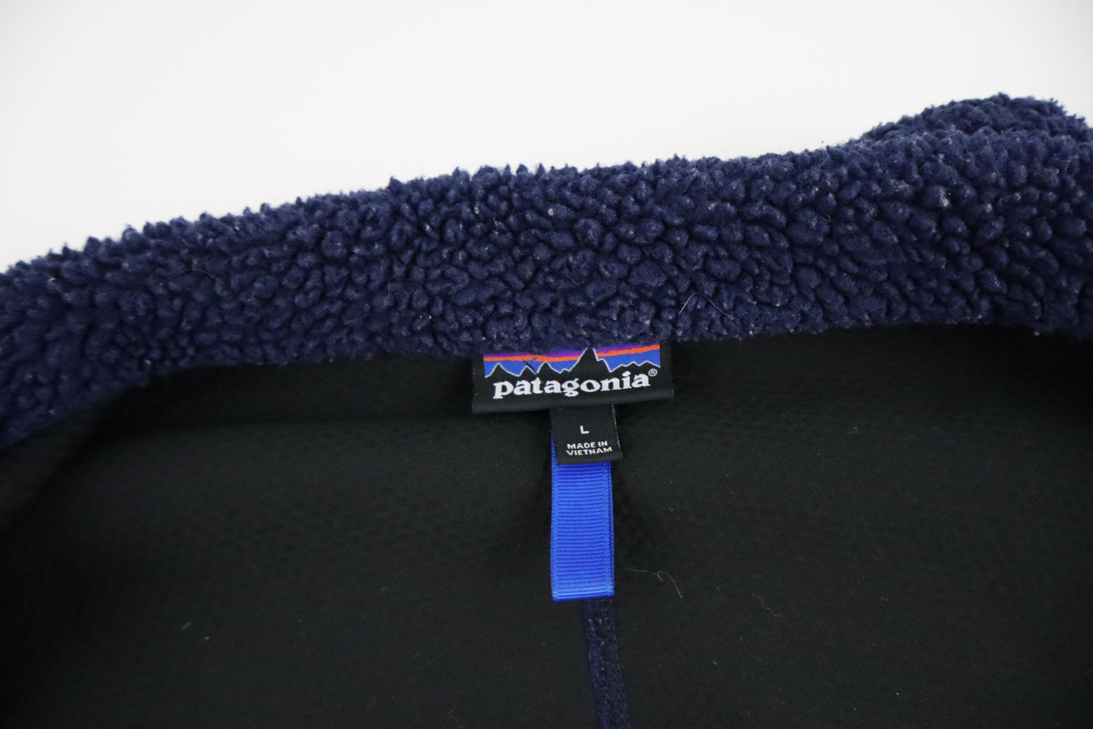 Carhartt × Patagonia × Supreme Patagonia Deep Pile Retro X Navy Y2K Fleece Jacket Large Size US L / EU 52-54 / 3 - 7 Thumbnail