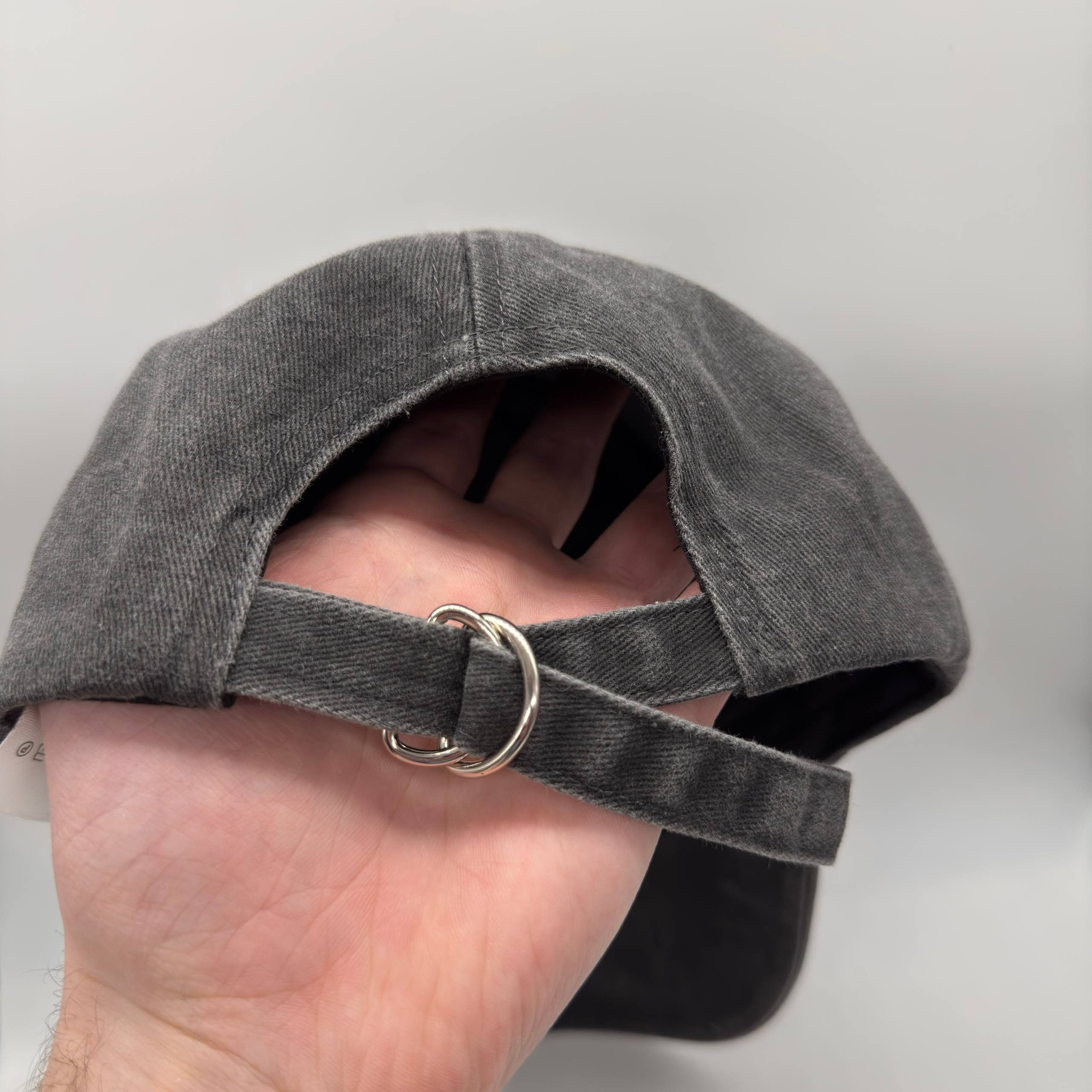 Acne Studios Acne Studios Big Logo Archive SK8 Cap Hat Gray Washed Color Size ONE SIZE - 6 Thumbnail