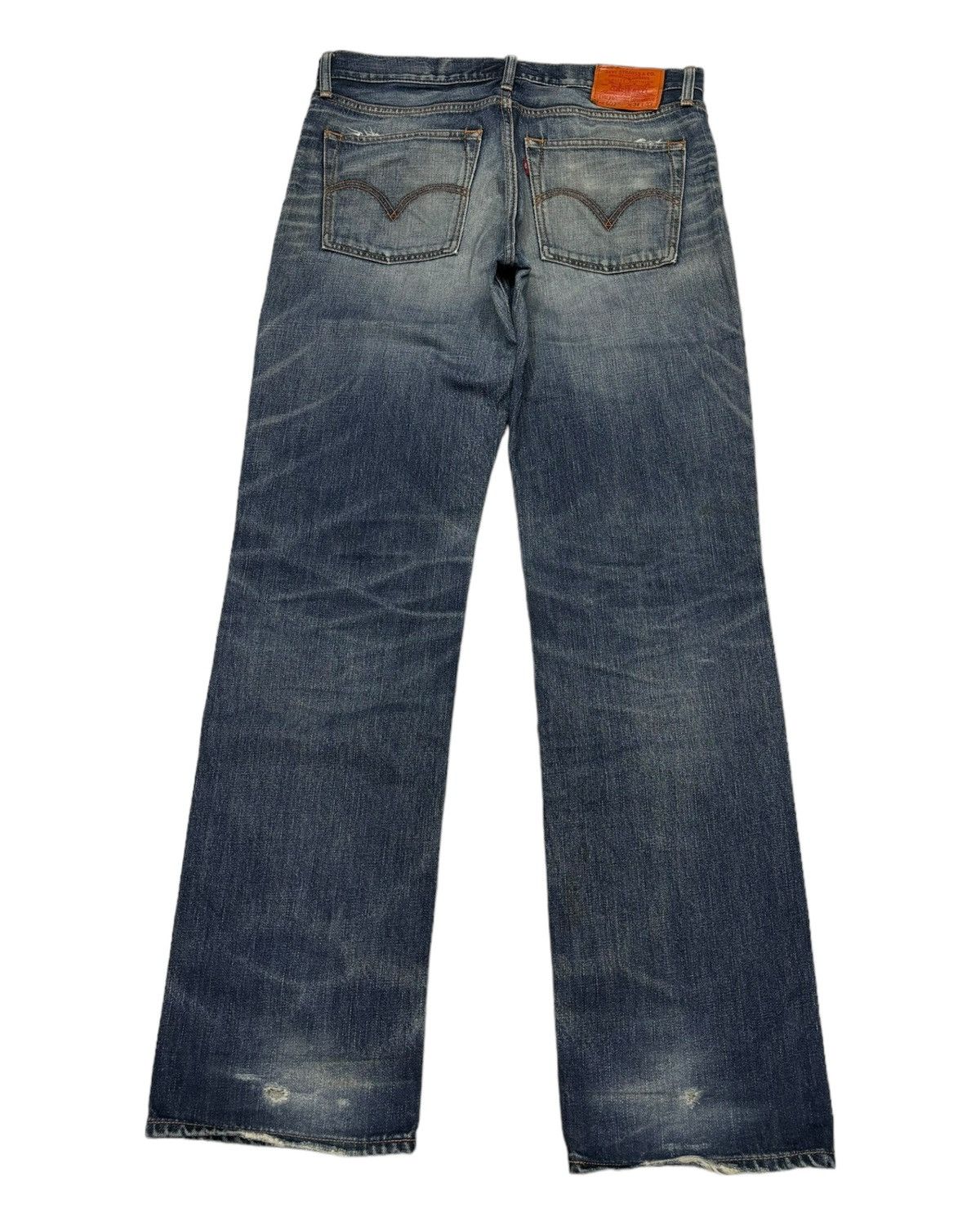 Levi's VINTAGE LEVIS 502 CLASSIC DISTRESSED DENIM JEANS Size US 35 - 2 Thumbnail