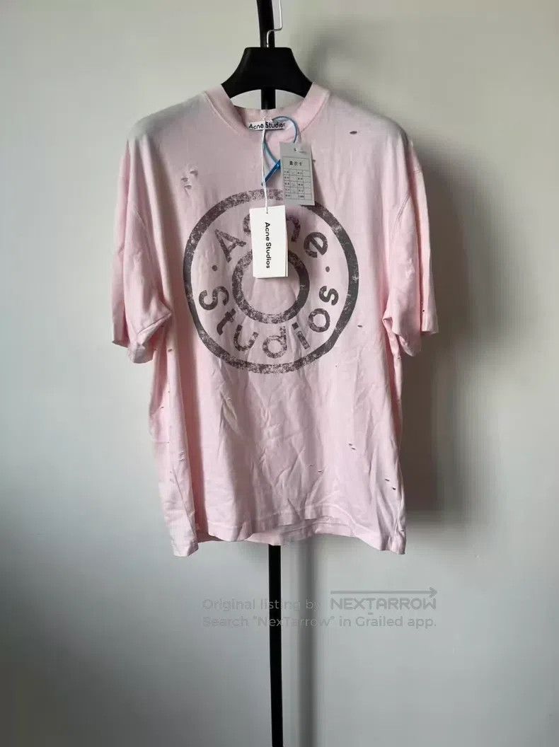 Acne Studios Acne Studios Mixed-color logo print crewneck loose short-s Size US XS / EU 42 / 0 - 1 Thumbnail