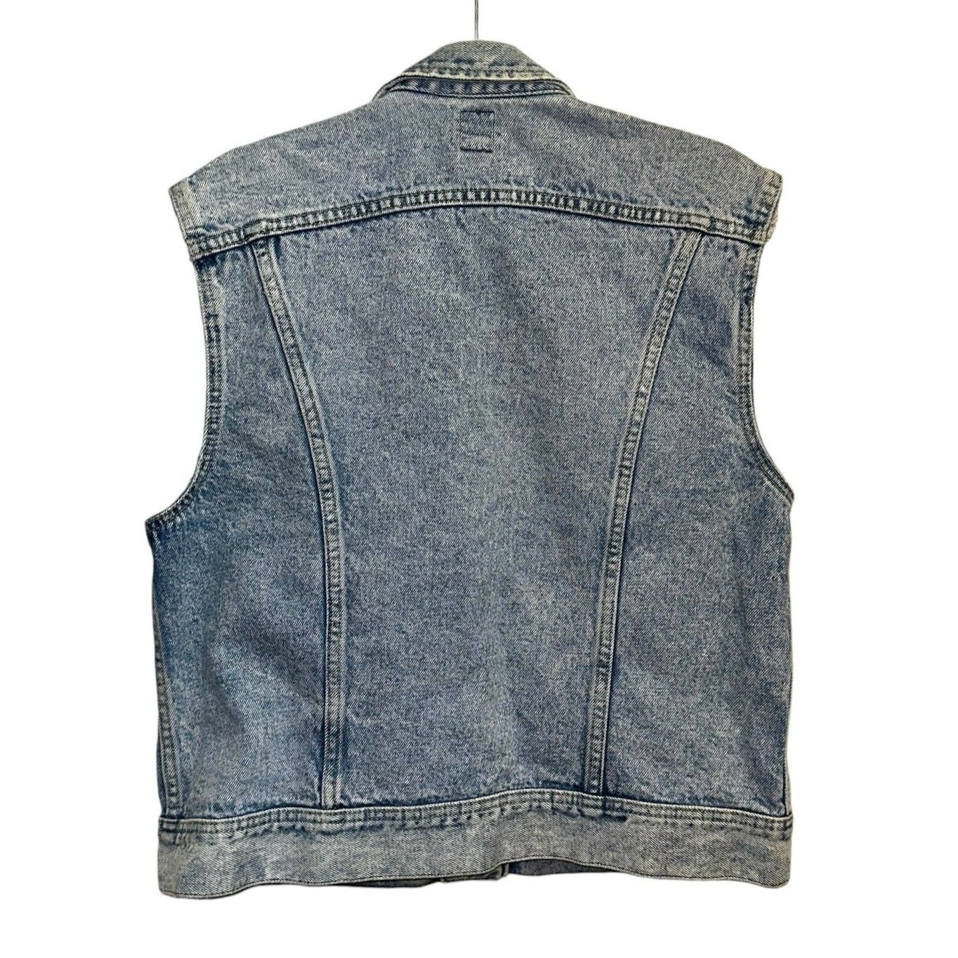Lee Vintage Lee Acid Washed Button Down Vest with Butterfly Size L / US 10 / IT 46 - 4 Thumbnail