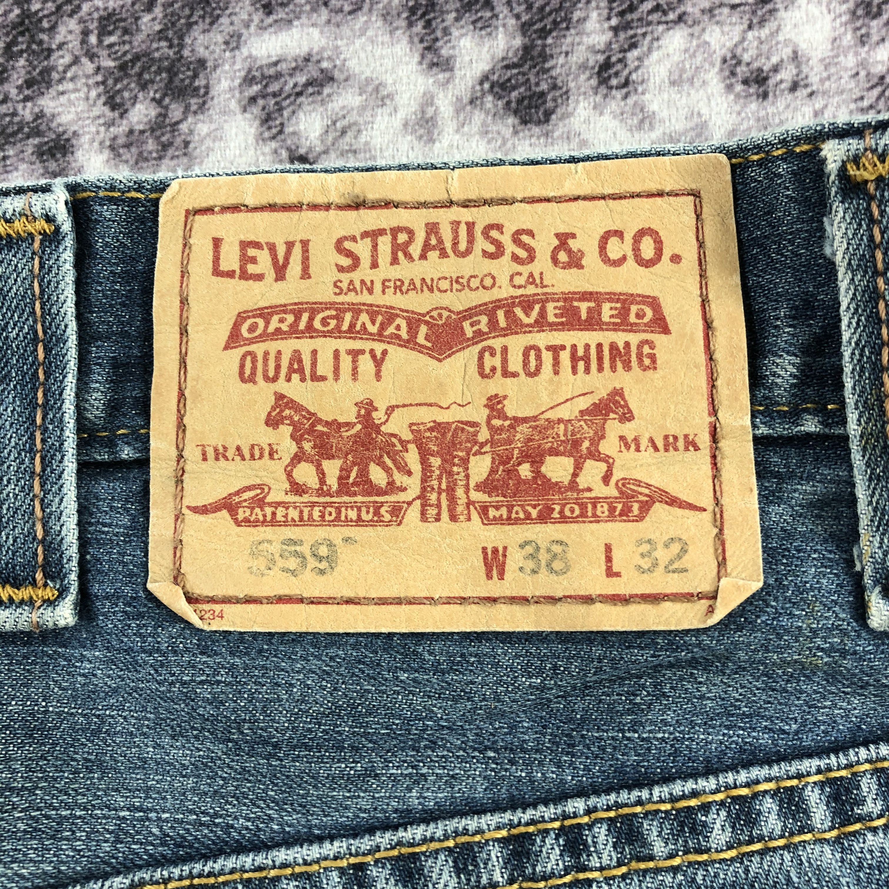 Levi's × Vintage Vintage Blue Wash Levis 559 Jeans-JM2891 Size US 39 - 6 Thumbnail