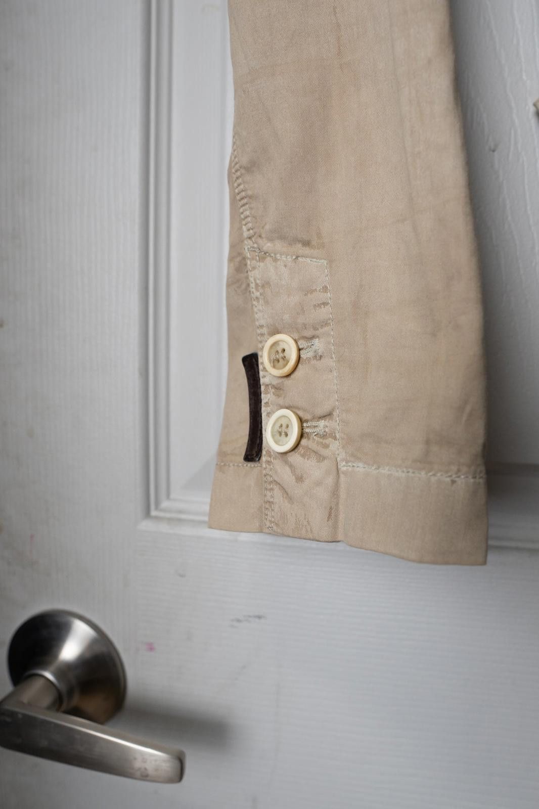 Prada 90's Prada Linea Rosa Utilitarian Button Tan Khaki Jacket Size M / US 6-8 / IT 42-44 - 7 Thumbnail