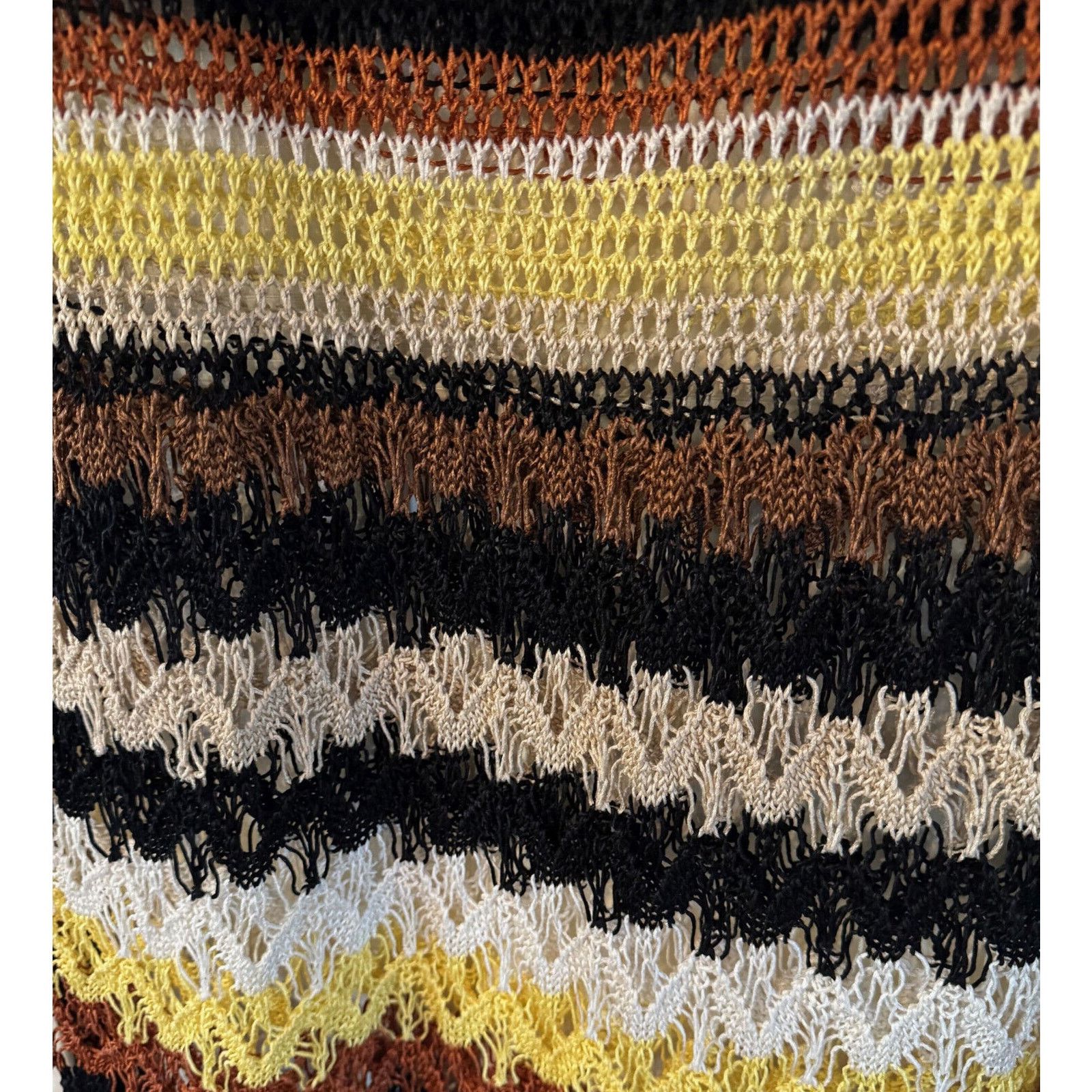 Wales Bonner Wales Bonner CROCHET Macramé Fringed MAXI Dress SZ M/L $2195 Size M / US 6-8 / IT 42-44 - 4 Thumbnail