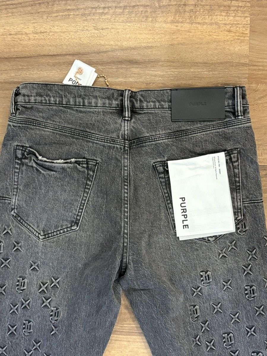 Purple Brand Purple Brand dark monogram jeans size 33 brand new Size US 33 - 4 Thumbnail