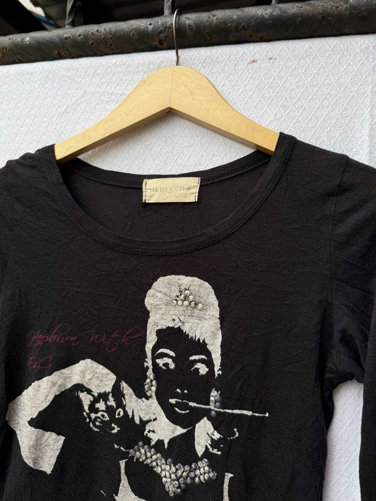 Japanese Brand 2000s - Rebecca Hysteric Girl Longsleeve Size US S / EU 44-46 / 1 - 6 Thumbnail