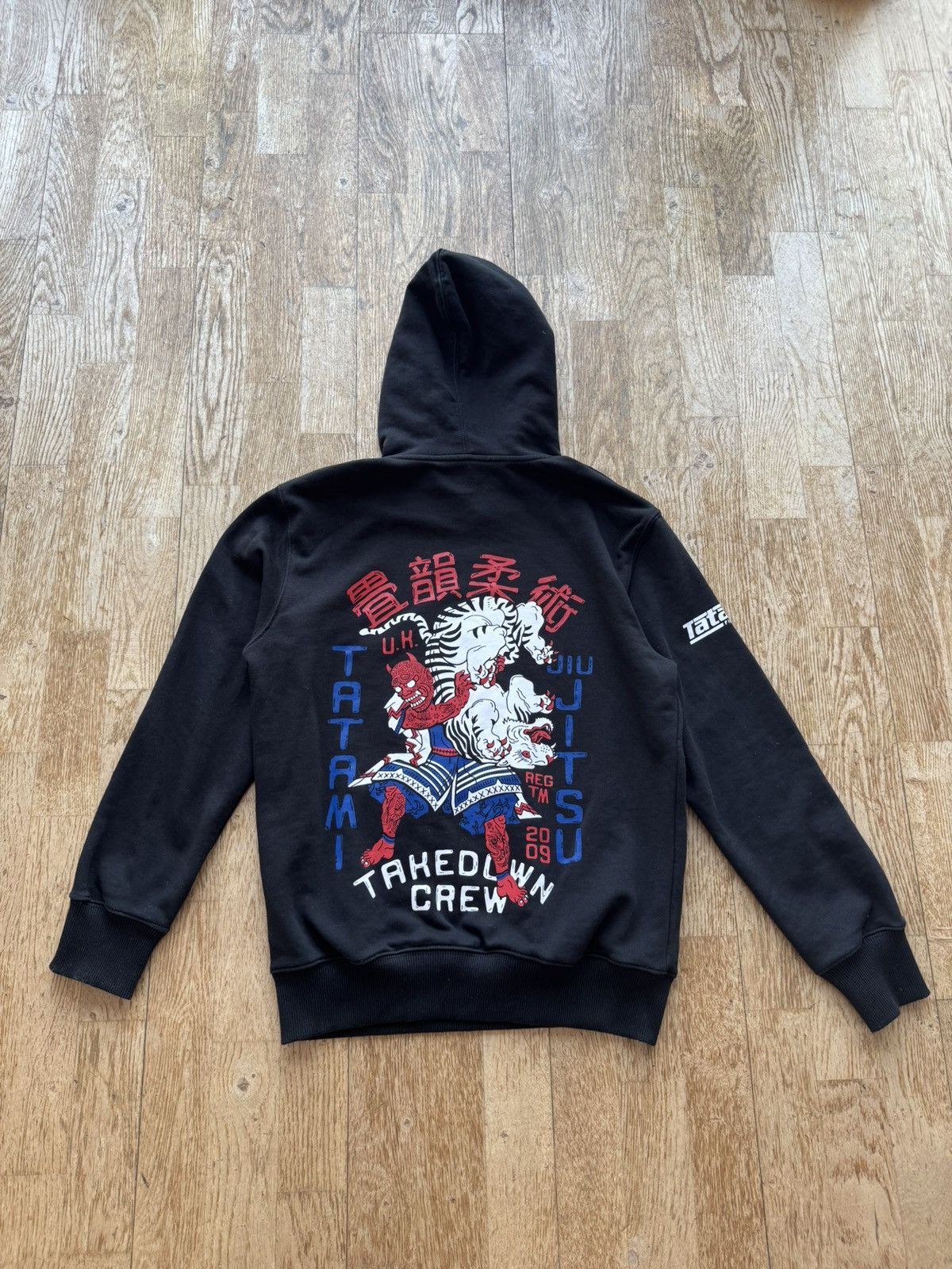 Vintage RARE TATAMU JIU-JITSU VINTAGE MMA SPORT HOODIE Size US S / EU 44-46 / 1 - 2 Thumbnail