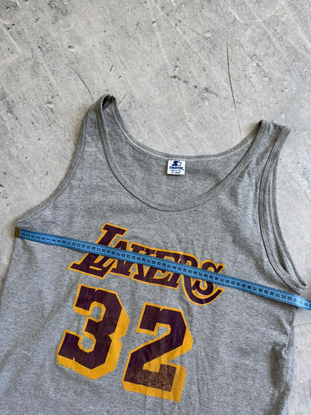 Vintage Tank top Lakers vintage Starter Magic 32 Size US XL / EU 56 / 4 - 7 Thumbnail