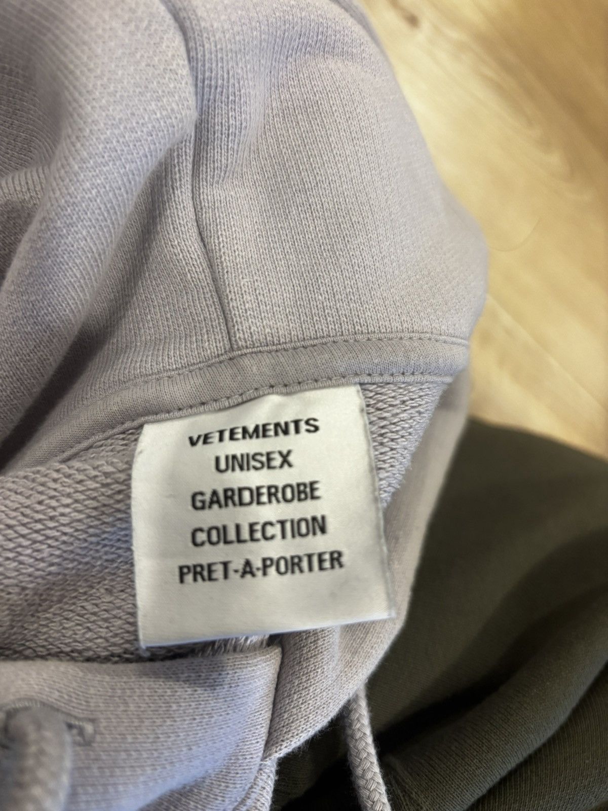 Vetements Vetements gray hoodie Size US M / EU 48-50 / 2 - 2 Thumbnail