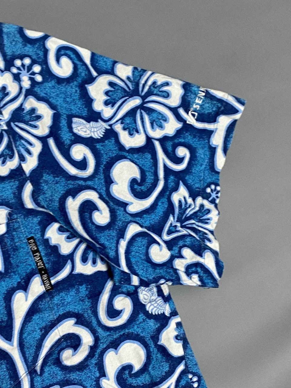 Vintage Vtg 90s Blue Planet Hawaii Floral Shirt Short Sleeve USA L Size US L / EU 52-54 / 3 - 6 Thumbnail