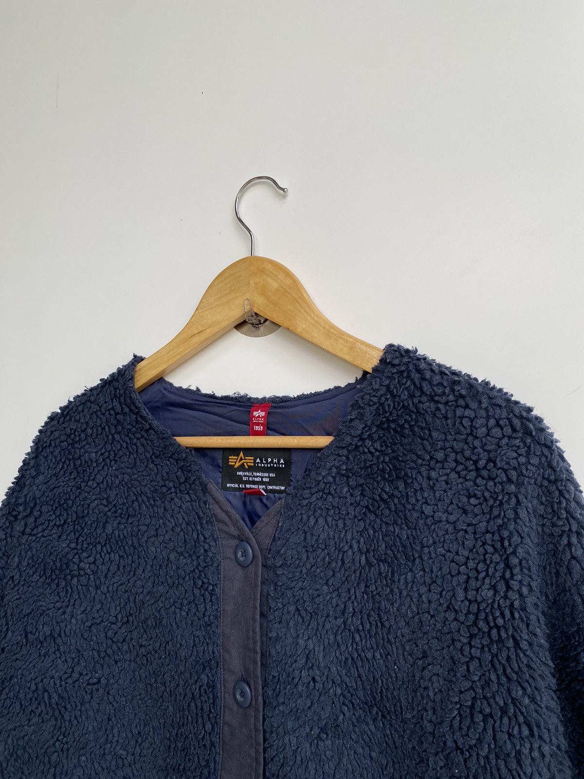 Alpha Industries × Vintage ✅️Vtg Alpha Industries Sherpa Jacket Size US M / EU 48-50 / 2 - 5 Thumbnail