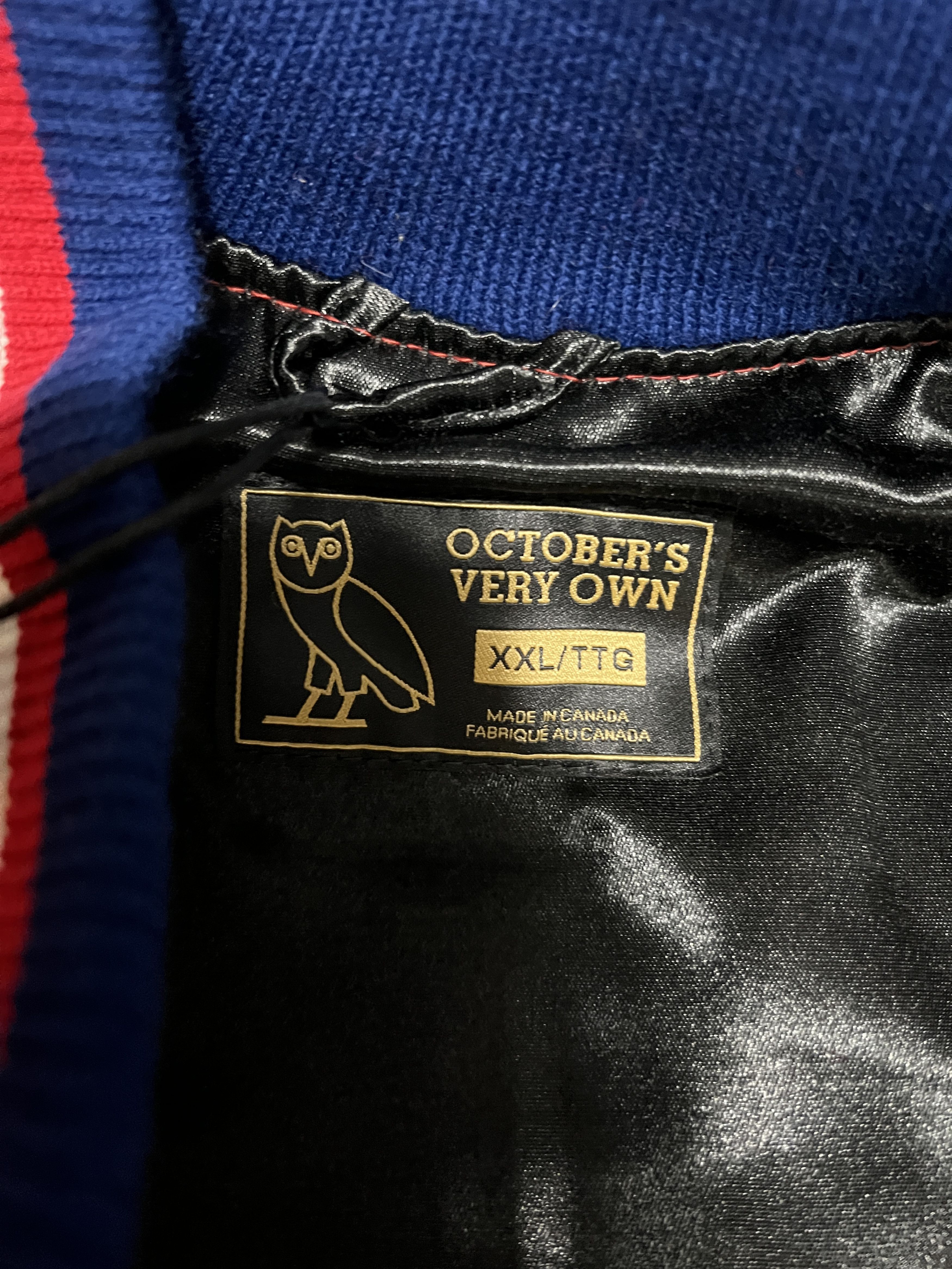 OVO x NHL x Montreal Canadiens Varsity Jacket