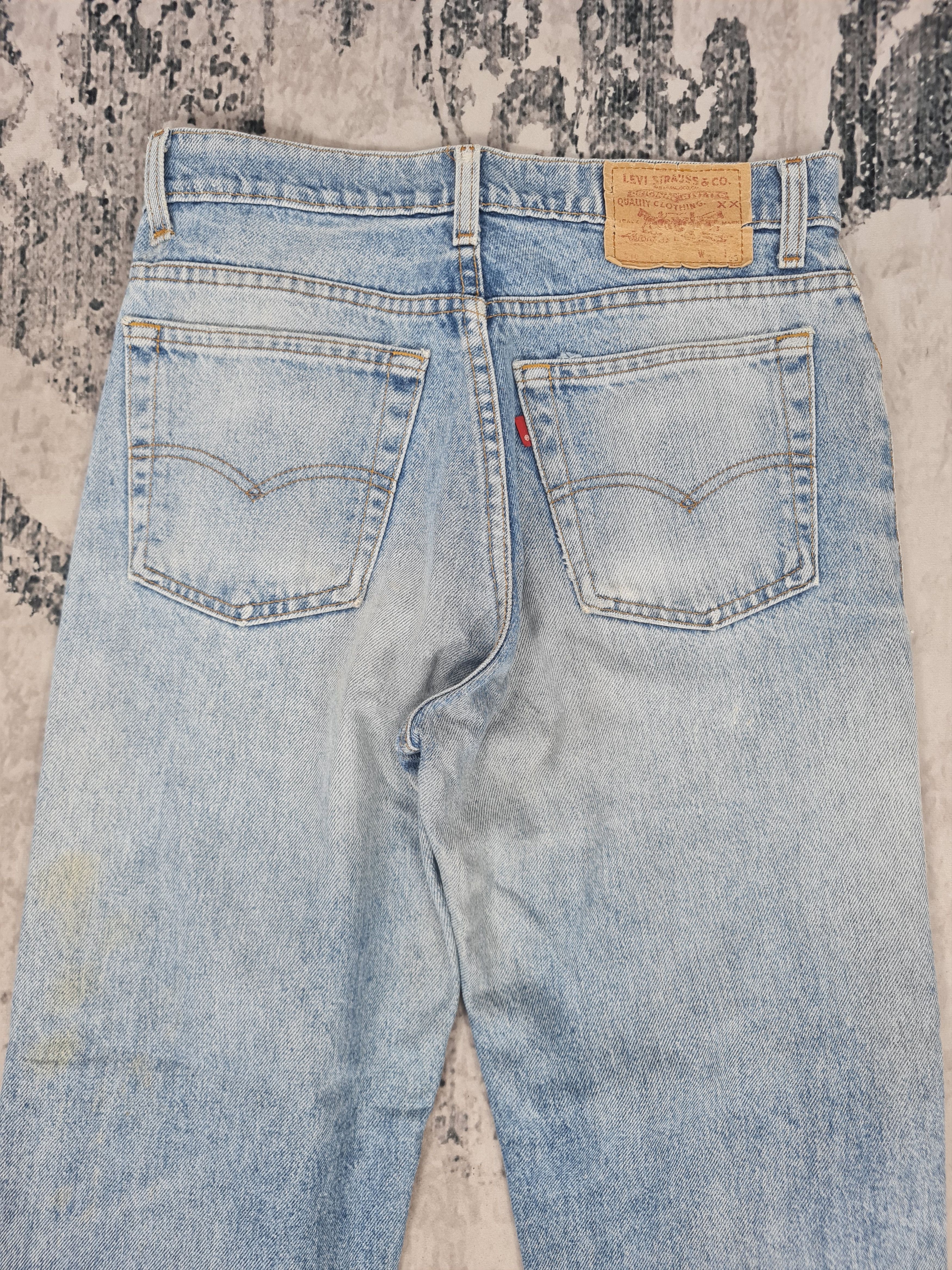 Levi's Vintage Clothing Vtg 90's LEVIS 510 Faded Light Wash Jeans L0399 Size 30X30 Size US 30 / EU 46 - 4 Thumbnail