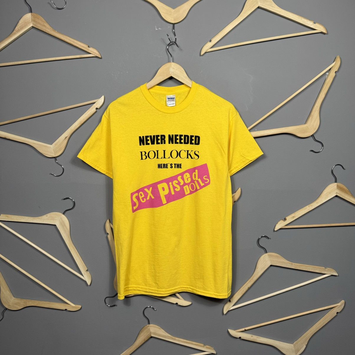 Band Tees Vintage Inspired Graphic ‘Sex Pistols’ Parody Design T-shirt Size US M / EU 48-50 / 2 - 1 Thumbnail