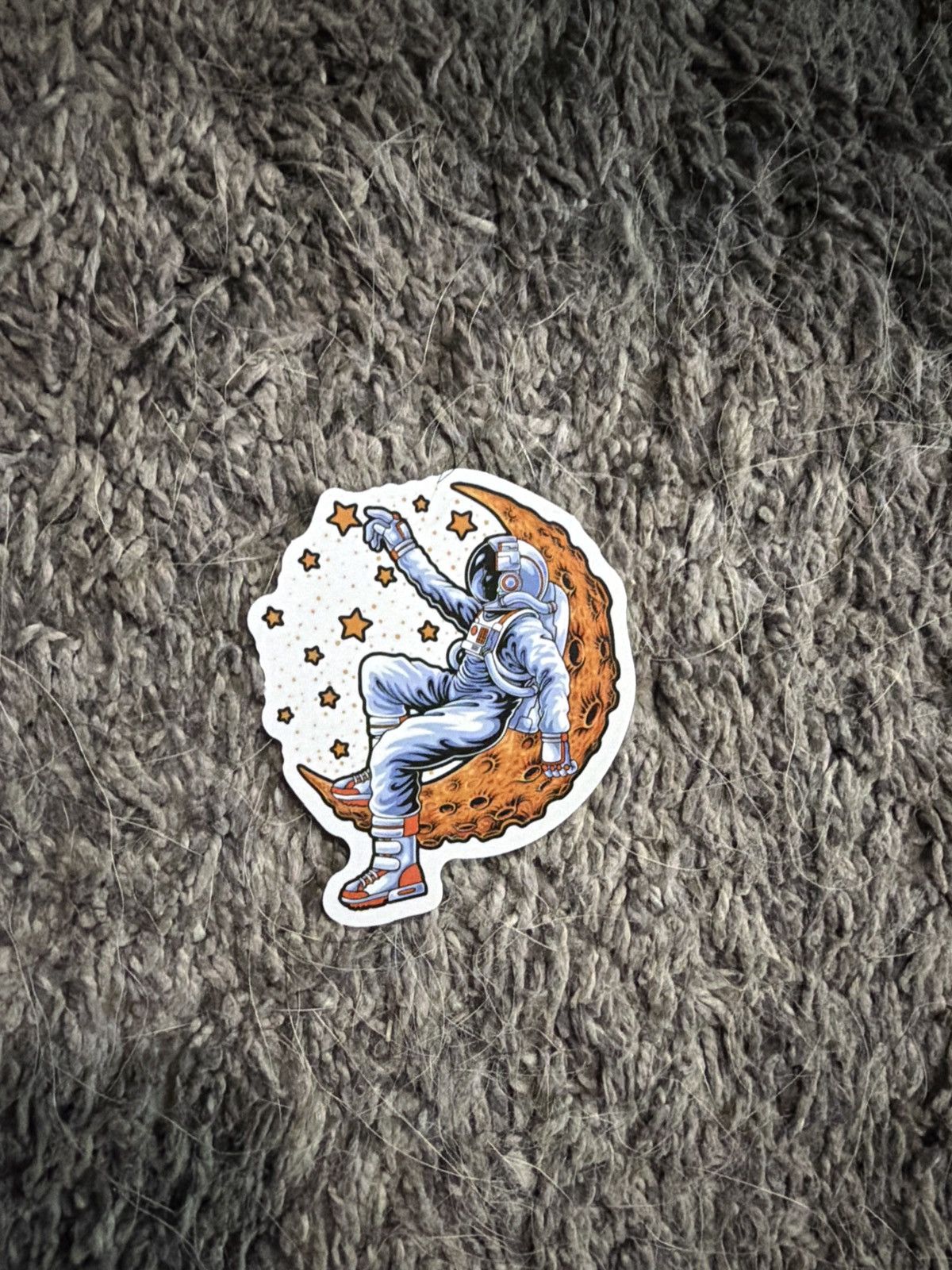Hypebeast Astronaut Lying On The Moon Sticker Size ONE SIZE - 1 Thumbnail