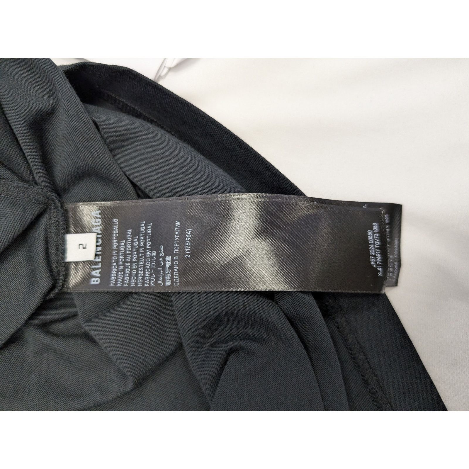 Balenciaga o1rshd1 Need for Speed Long Sleeve Large Fit T-Shirt Black Size US M / EU 48-50 / 2 - 16 Thumbnail
