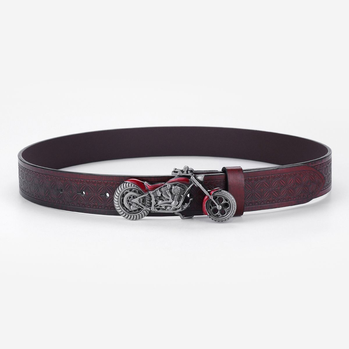 Designer Motorcycle Vintage Belt Riveted Belts Menswear Accessories Size ONE SIZE - 5 Thumbnail