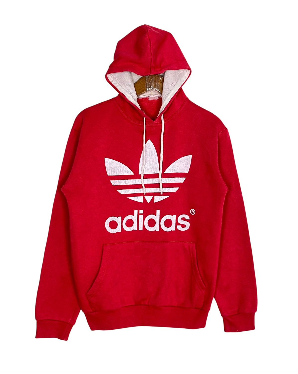 Adidas Rare‼️ Vintage Adidas Hoodie Trefoil Big Logo Size US S / EU 44-46 / 1 - 1 Thumbnail