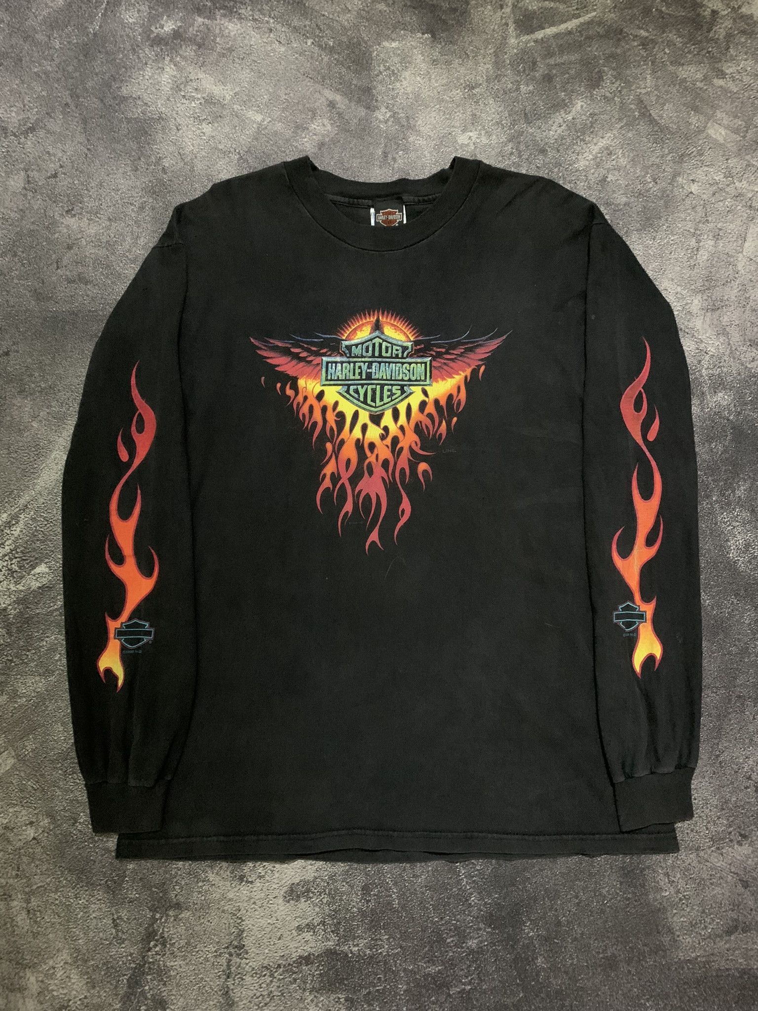 Harley Davidson 💎 Vintage Long Sleeve Harley Davidson 1998 Tee Size US L / EU 52-54 / 3 - 2 Thumbnail