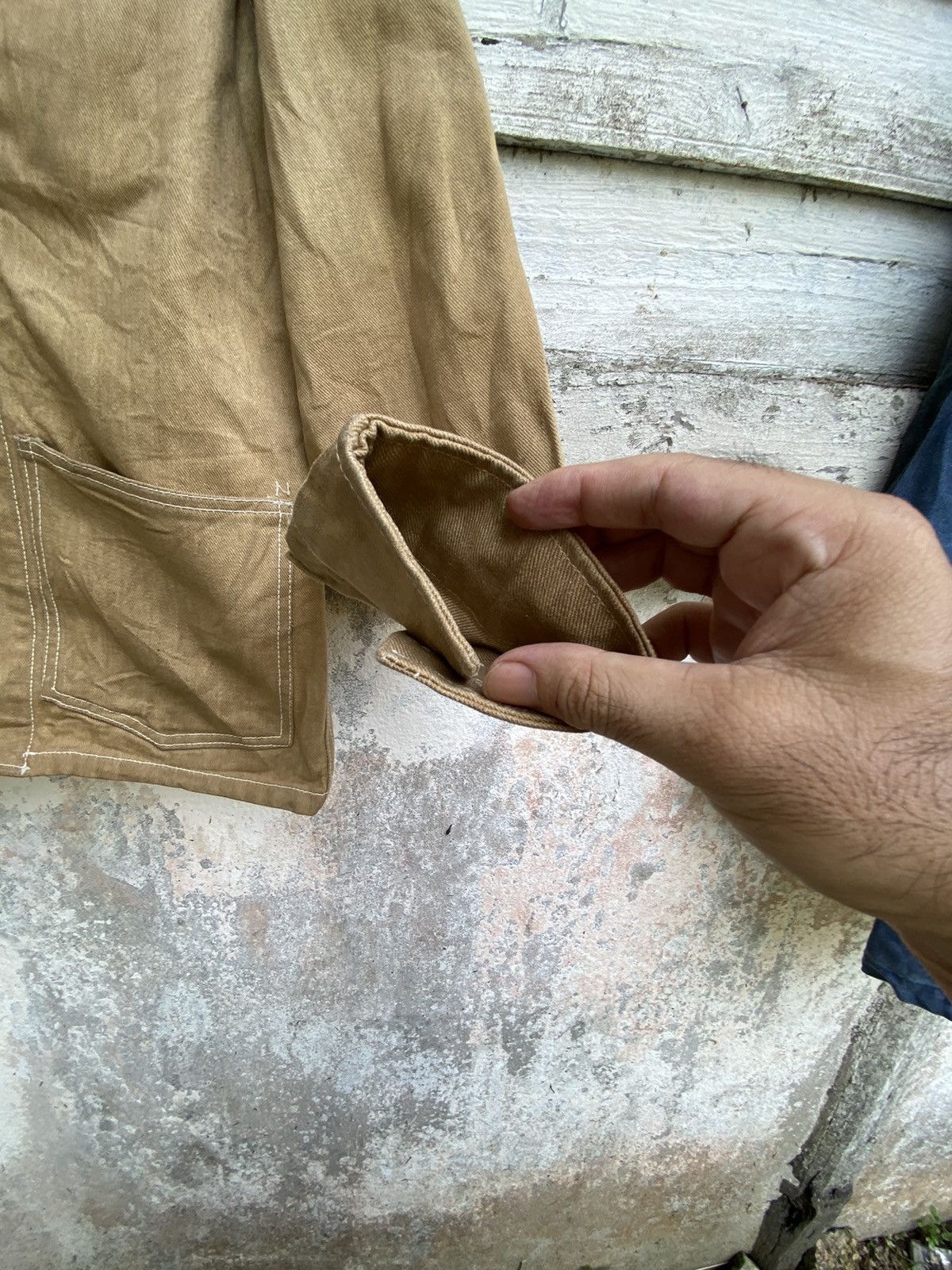 Japanese Brand Culture Medium Stain Wash Minimalist Denim Jacket Size US S / EU 44-46 / 1 - 5 Thumbnail
