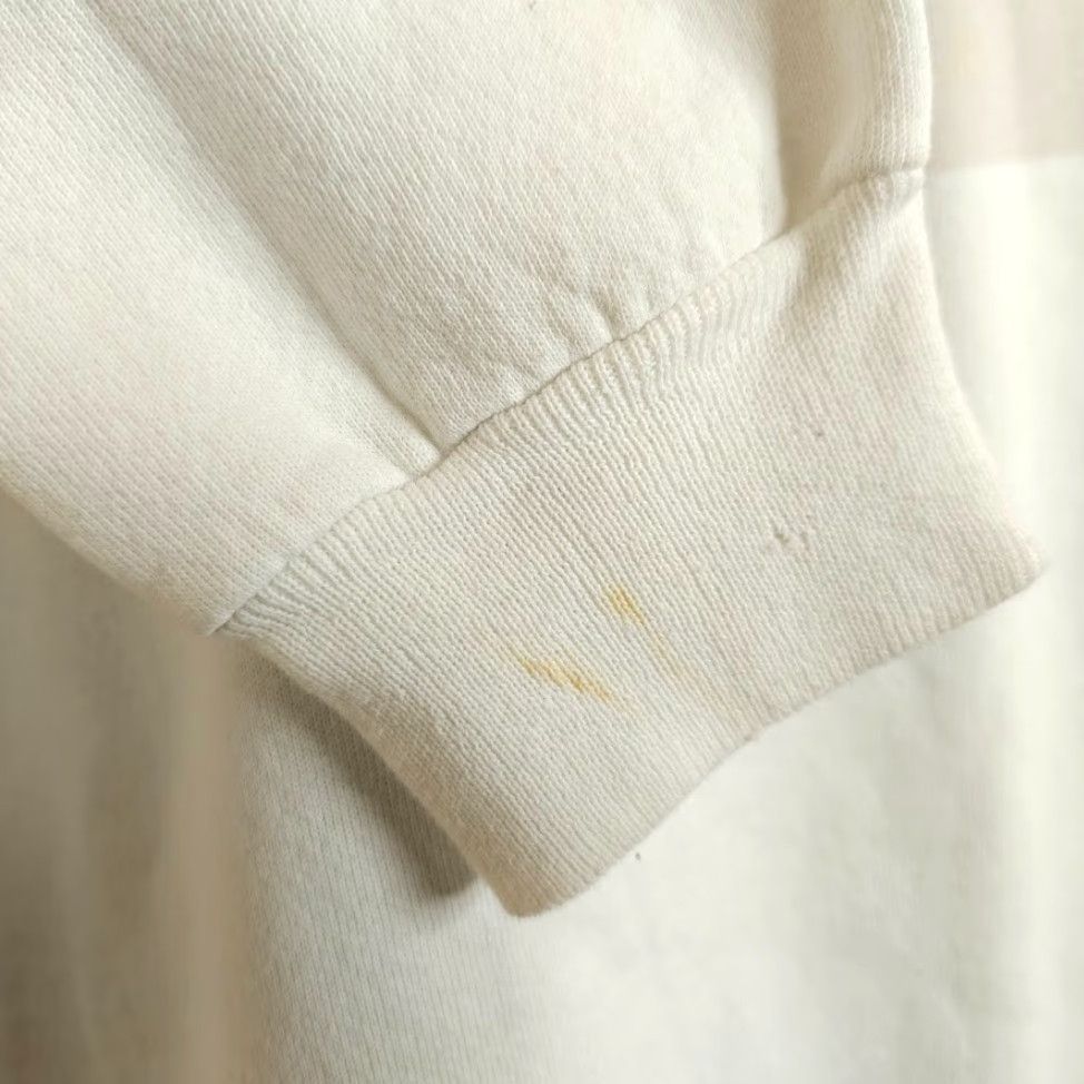 Hanes VINTAGE Hanes Sweatshirt Shirt Mens 90s White Cotton Blend Size M 90s computer finance PeopleSoft Made In USA Size US M / EU 48-50 / 2 - 6 Thumbnail