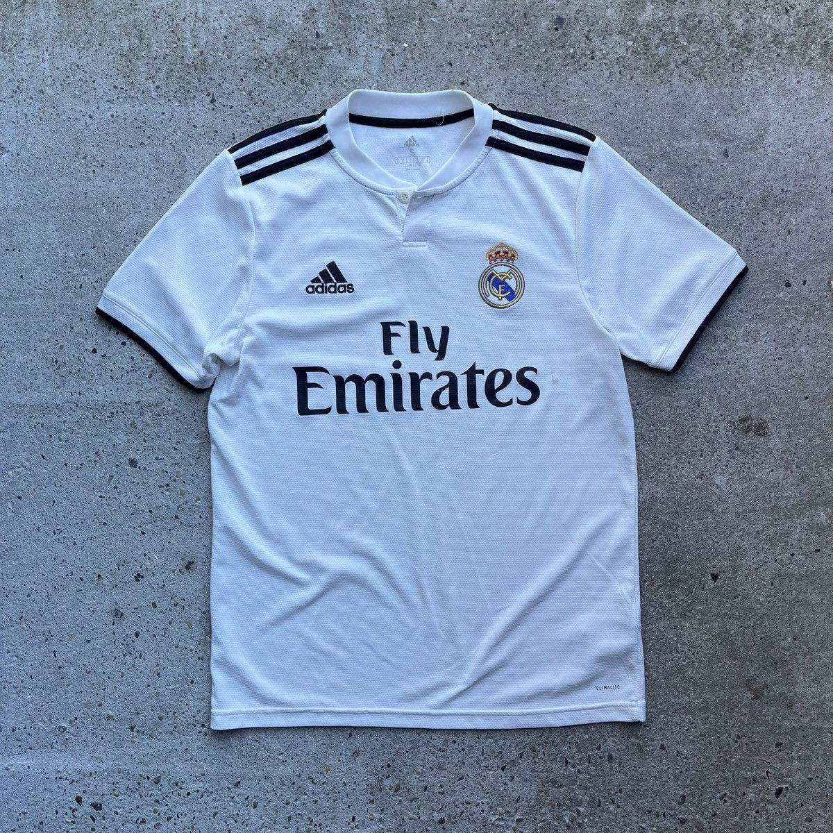 adidas - レアルマドリード 18/19 トレーニングトップ Fly Emirates Adidas Real Madrid Adidas 2018/19 Fly Emirates Homme Jersey