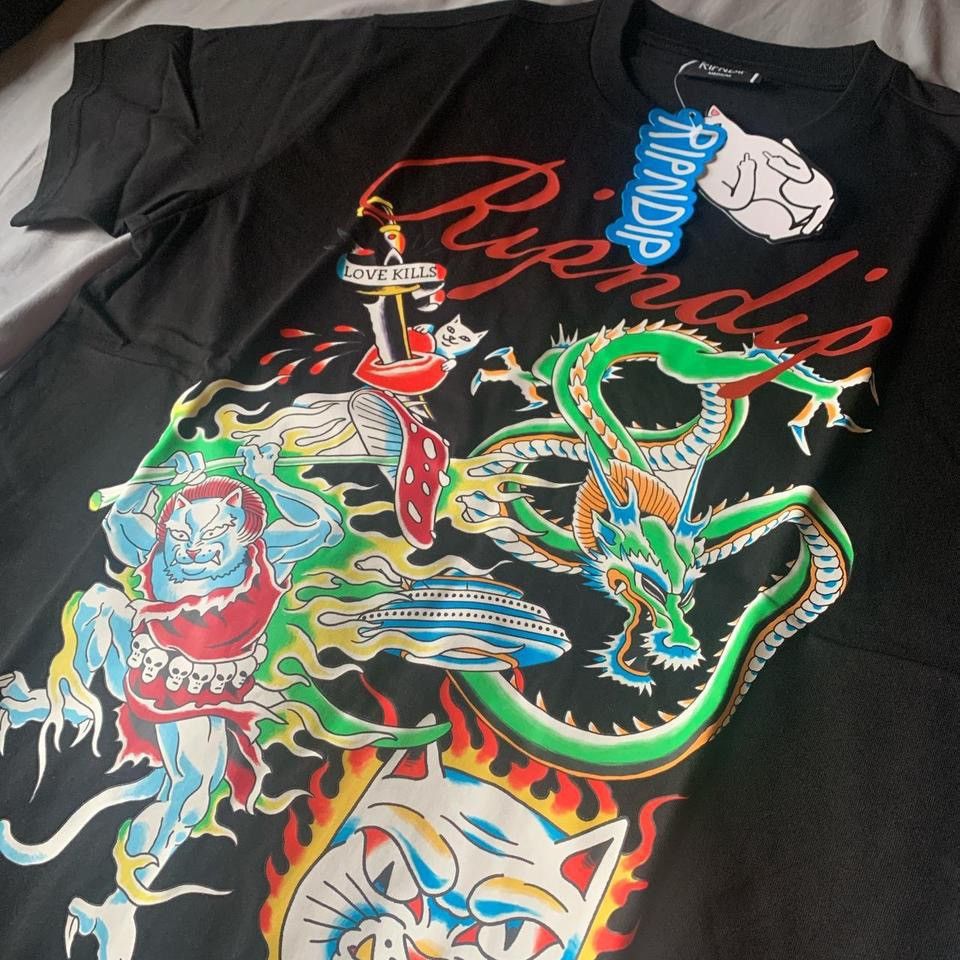 RIPNDIP Ed hardy tee Size US M / EU 48-50 / 2 - 1 Thumbnail