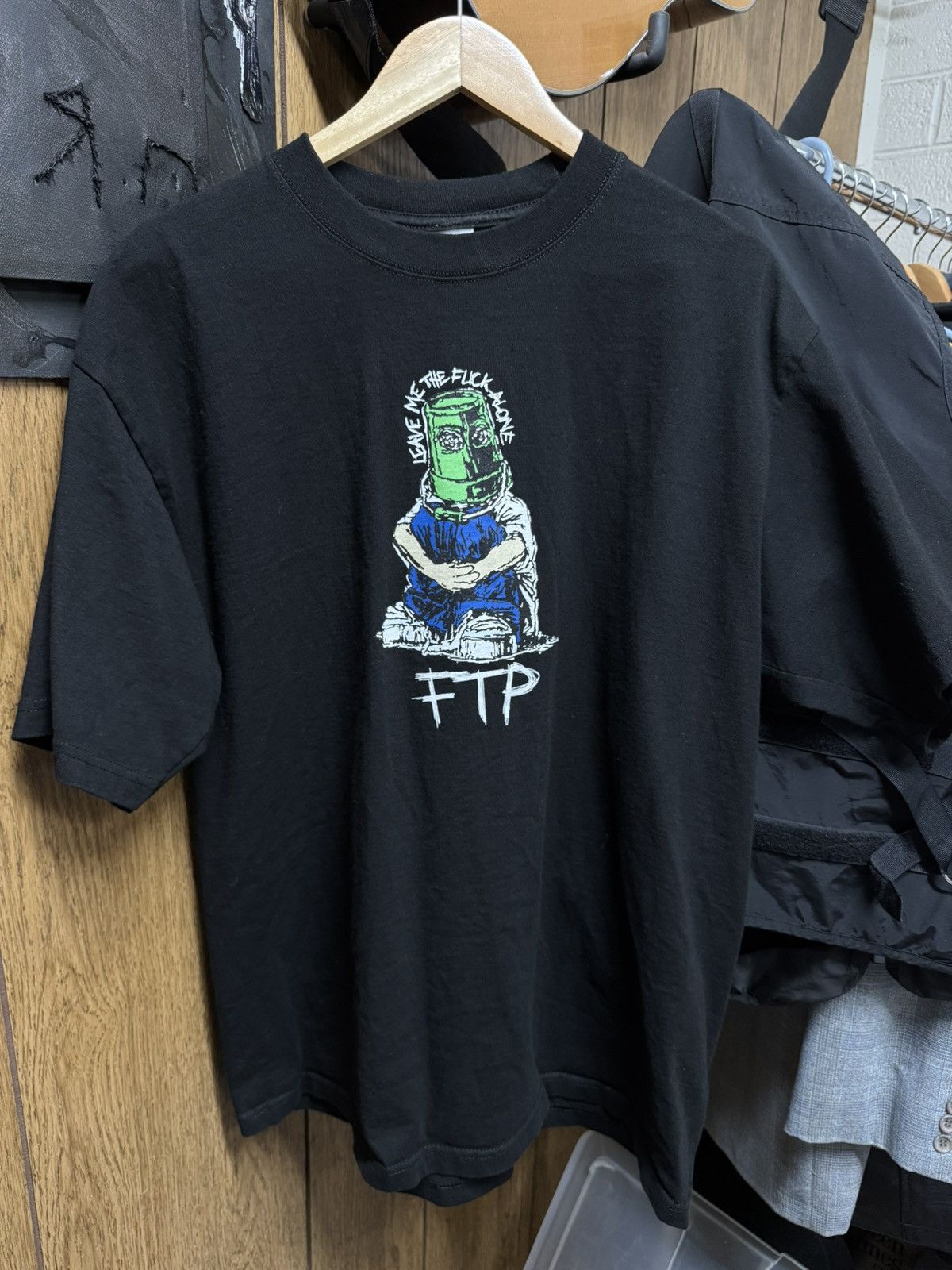 Fuck The Population FTP LEAVE ME ALONE TEE (BLACK) Size US XL / EU 56 / 4 - 1 Thumbnail
