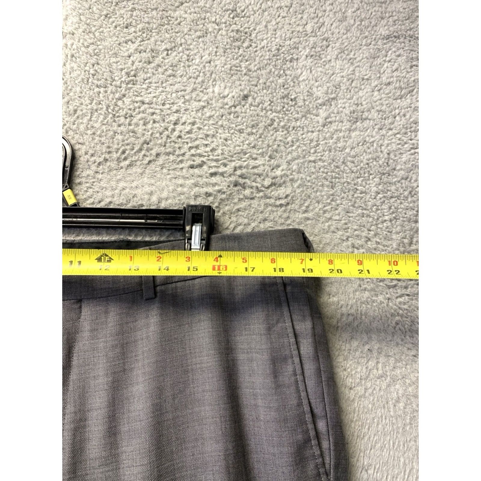 Hugo Boss Hugo Boss Dress Pants Mens 38 X 34 Gray /0742 Slim Straight Flat Front Zipper 34 Inseam Regular Size Type Men 0742 Size US 38 / EU 54 - 3 Thumbnail