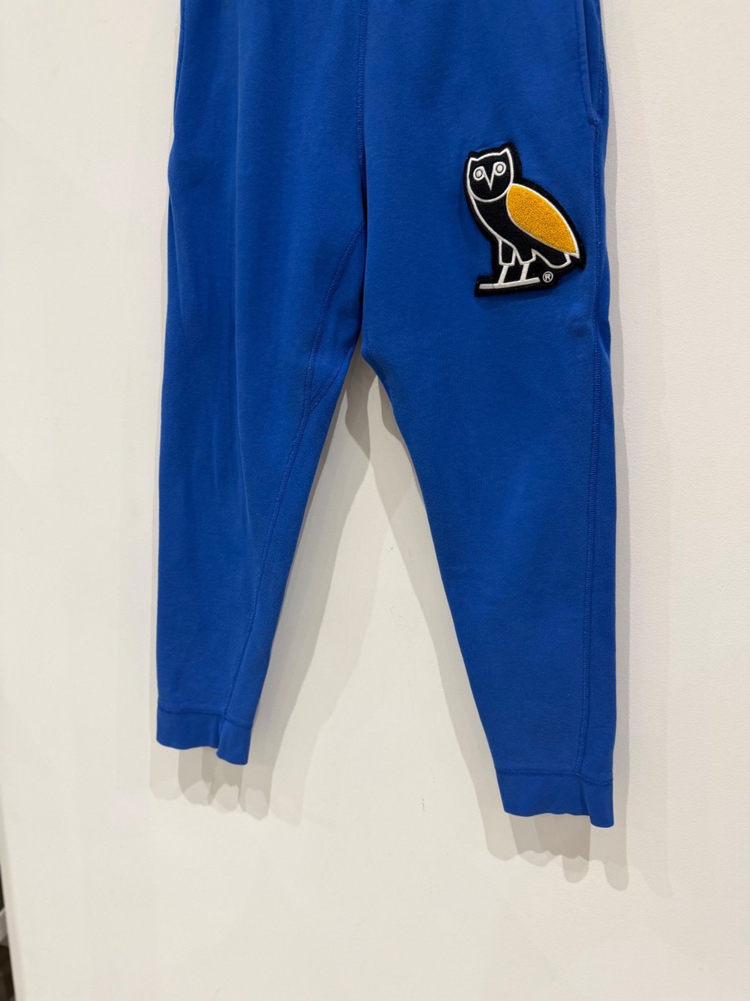 October's Very Own OVO Embroidered Owl Sweatpants Blue Size US 34 / EU 50 - 3 Thumbnail