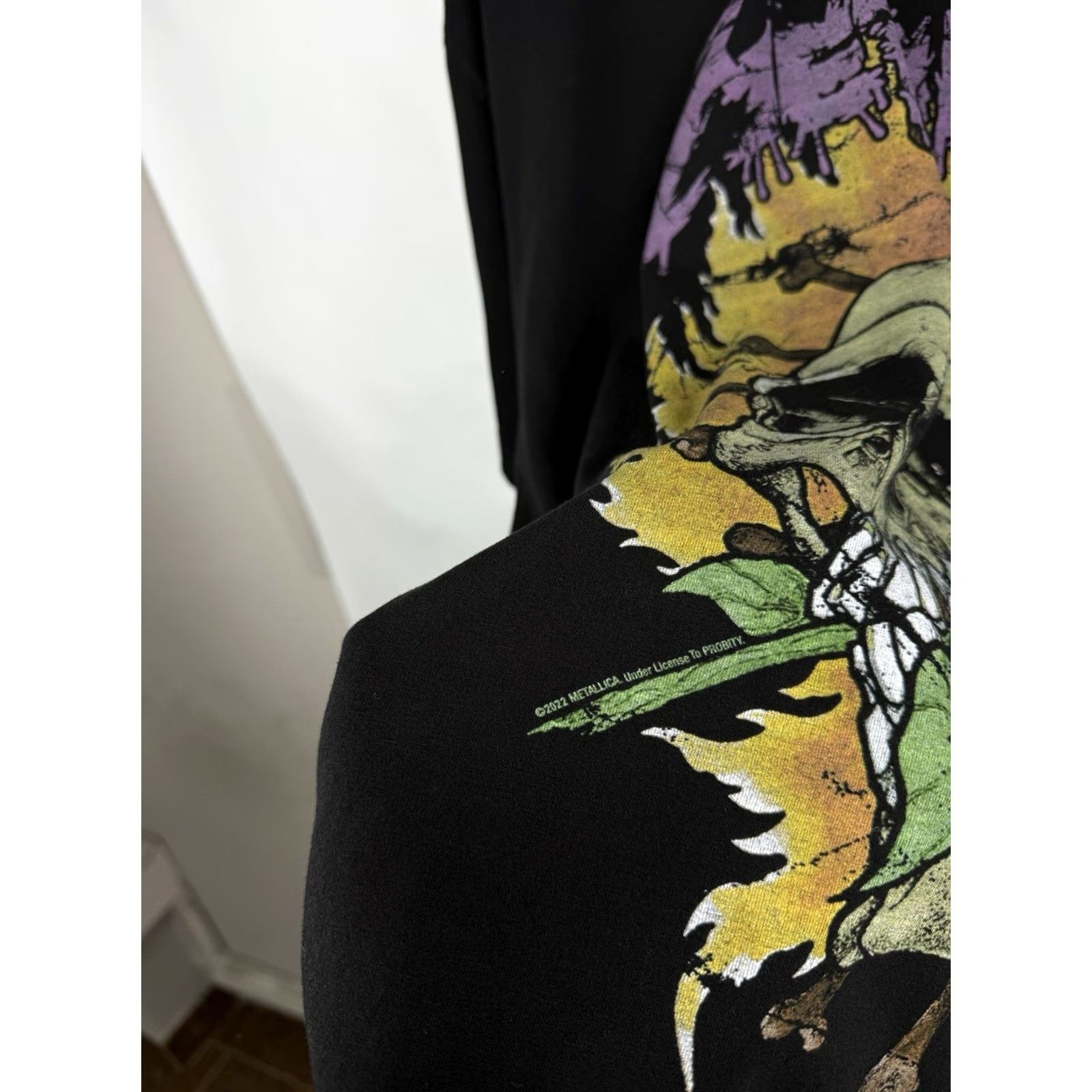Etro VINTAGE Metallica T-Shirt Rock Men L/XL Black Skull Pushead Retro Size US L / EU 52-54 / 3 - 4 Thumbnail