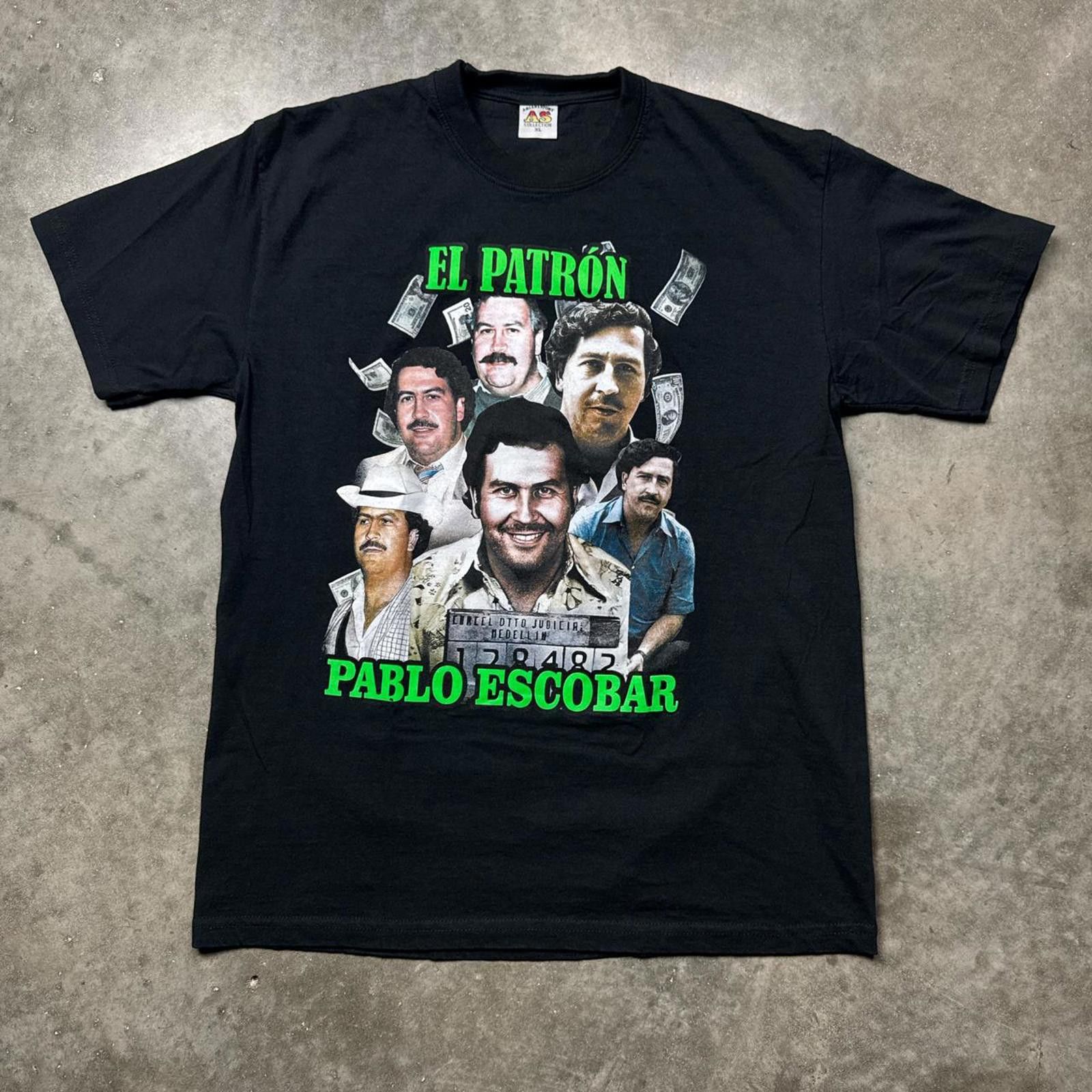 Other Black and green Pablo Escobar tee Size US XL / EU 56 / 4 - 1 Thumbnail