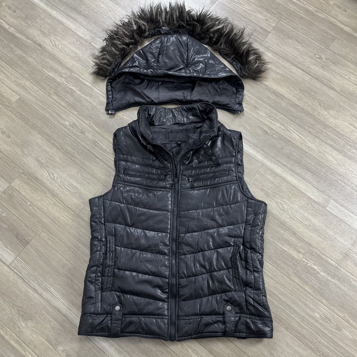 14th Addiction 2000s Mossimo IfSixWasNine Kmrii Gothic Lgb Fur Down Jacket Size US L / EU 52-54 / 3 - 4 Thumbnail