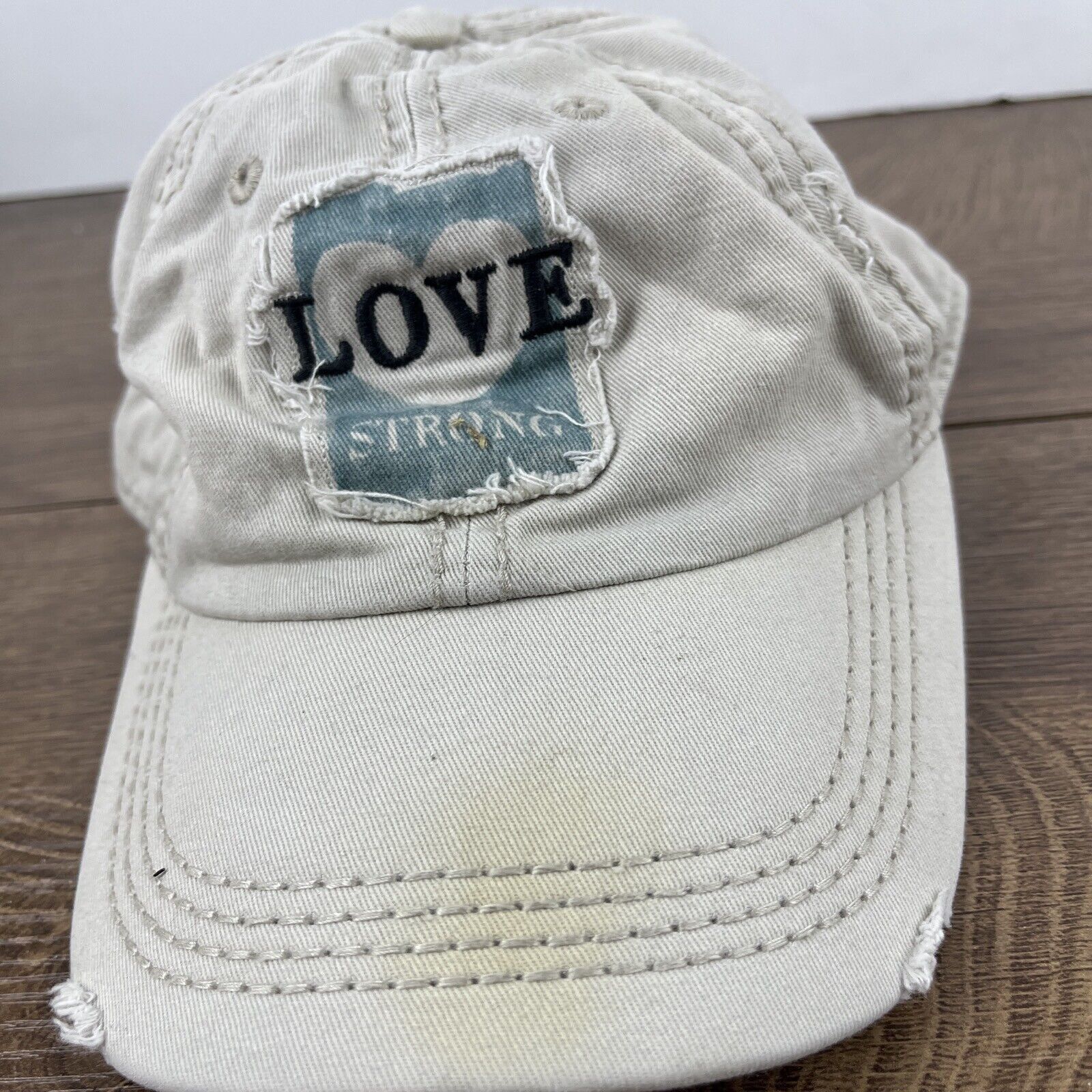 Other Love Strong Hat Love Strong Hat Tan Brown Hat Adjustable Tan Size ONE SIZE - 6 Thumbnail