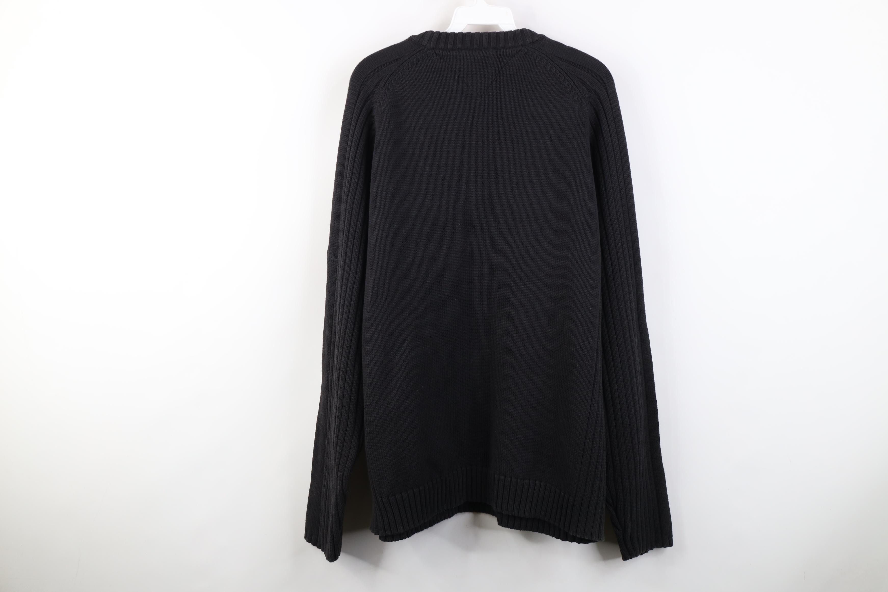 Tommy Hilfiger Vintage 90s Tommy Hilfiger Heavyweight Cotton Knit Sweater Size US XL / EU 56 / 4 - 13 Thumbnail