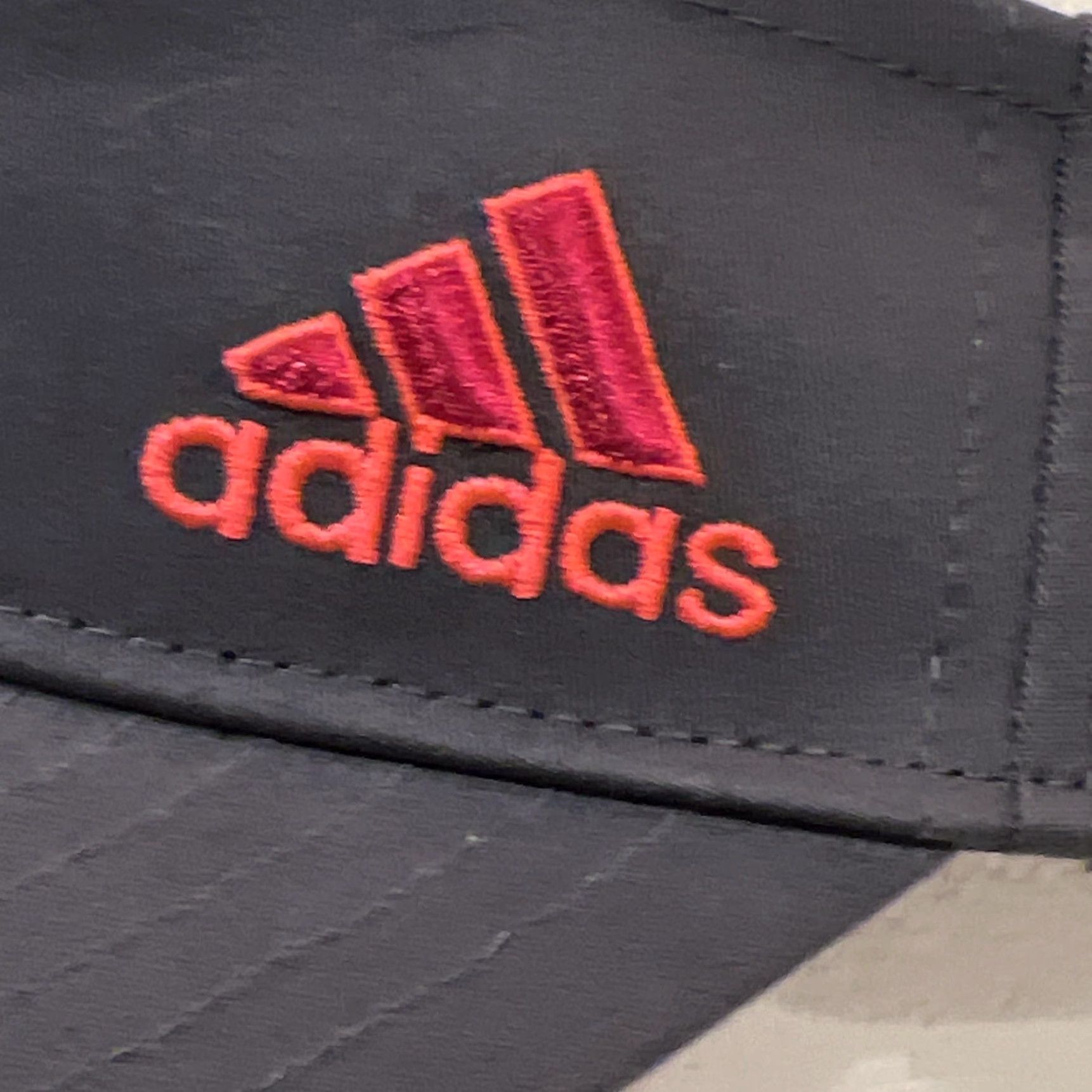 Adidas Adidas Visor Unisex Adults One Size Gray Logo Under Brim Hot Pink Sports Climalite Blended Polyester Spandex Size ONE SIZE - 3 Thumbnail